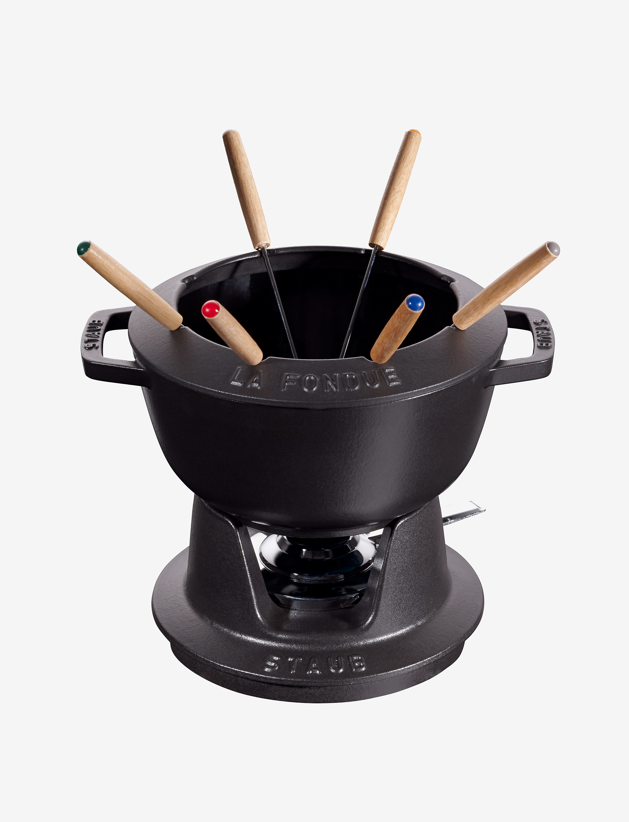 STAUB Fonduesæt, Fonduesæt, Sort, Str: 2.35L