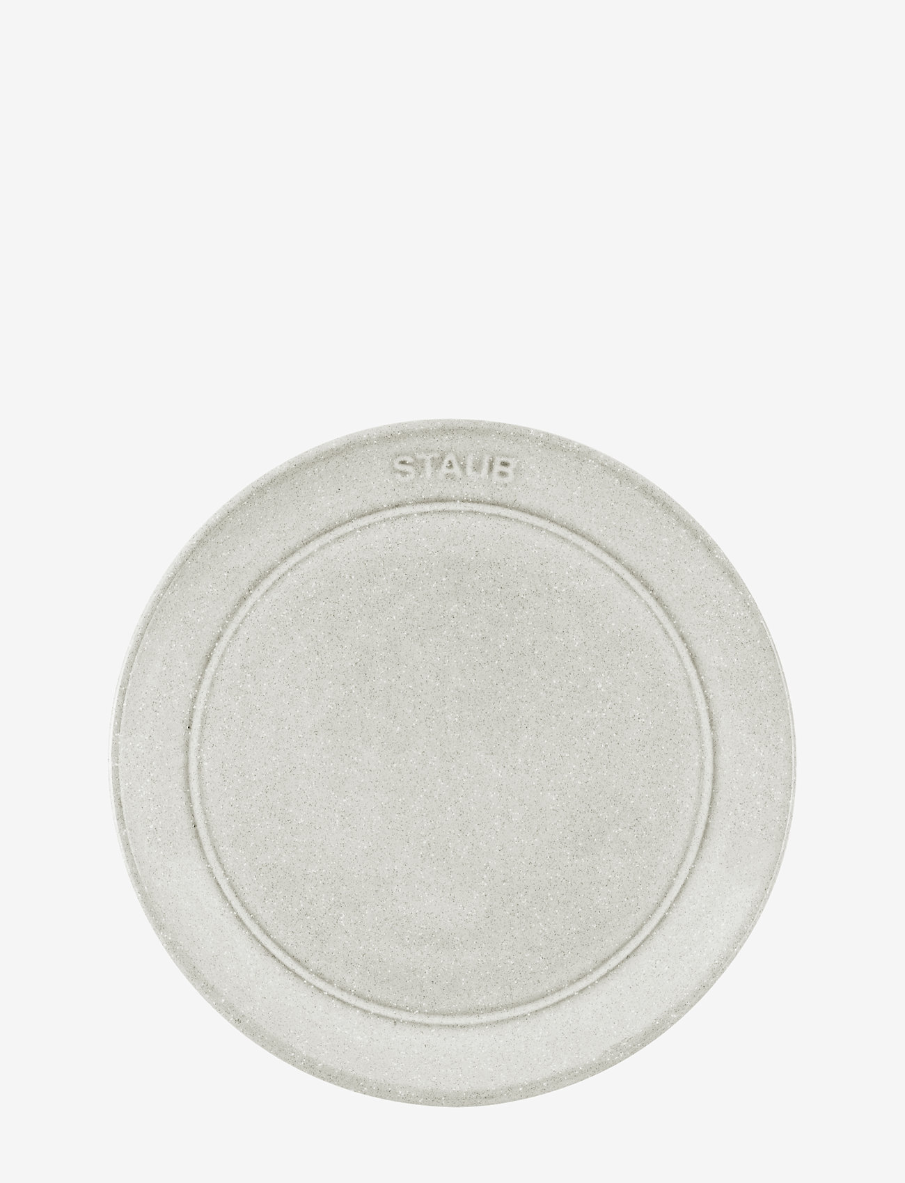 STAUB - Flat tallerken 15 cm, Hvit trøffel - asjetter - grey - 1