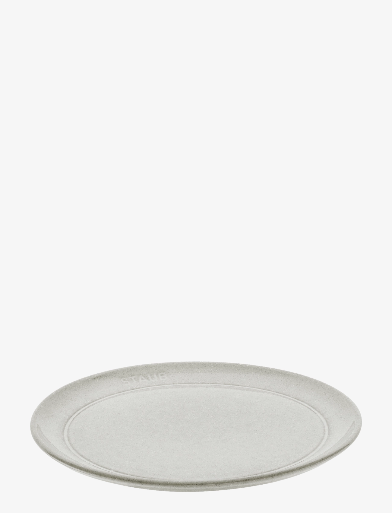 STAUB Platte Flad 20 Cm, White Truffle, Small Plade, Grå, Str: Ø 20 CM x 41