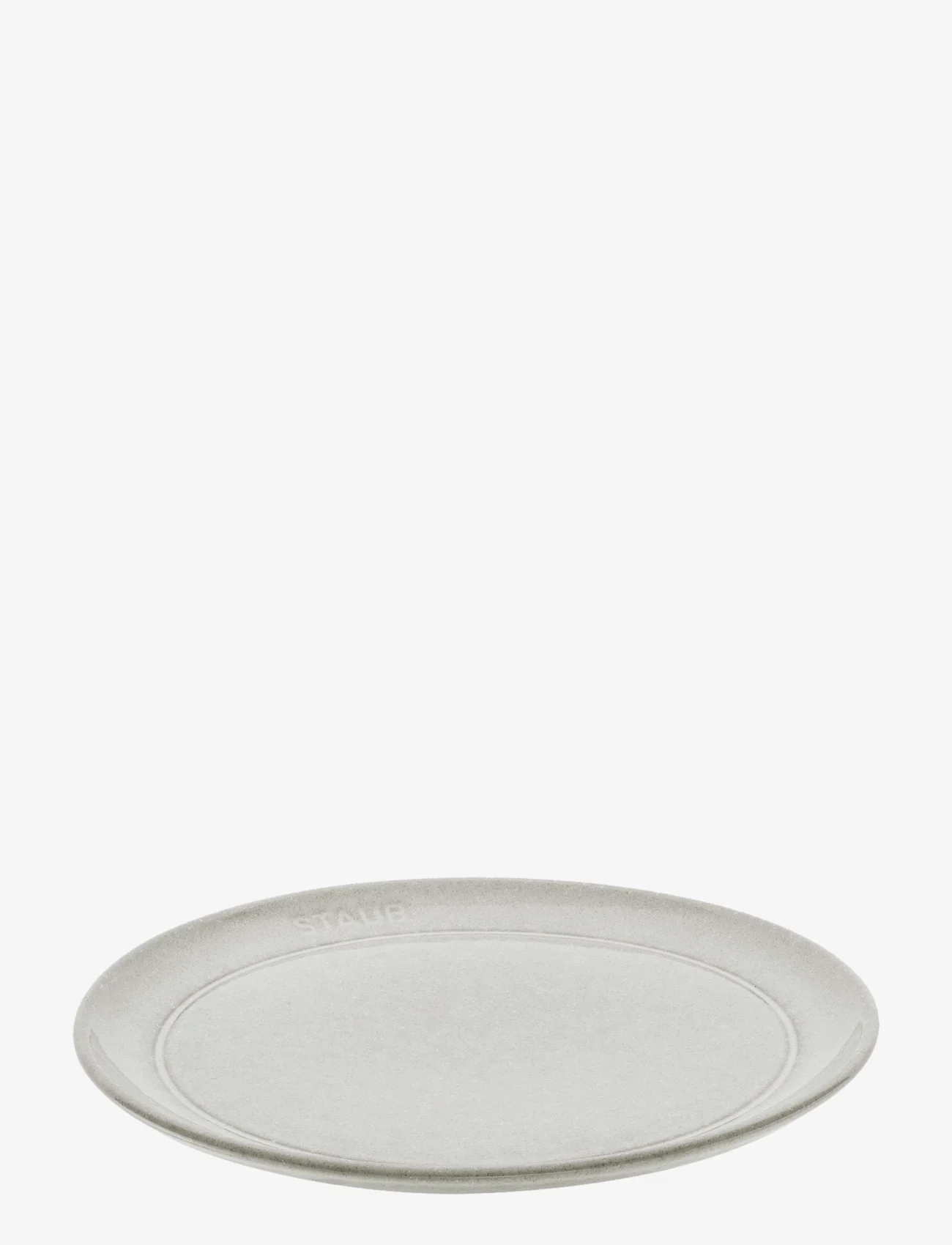 STAUB - Platte Flad 20 cm, White Truffle - laveste priser - grey - 0