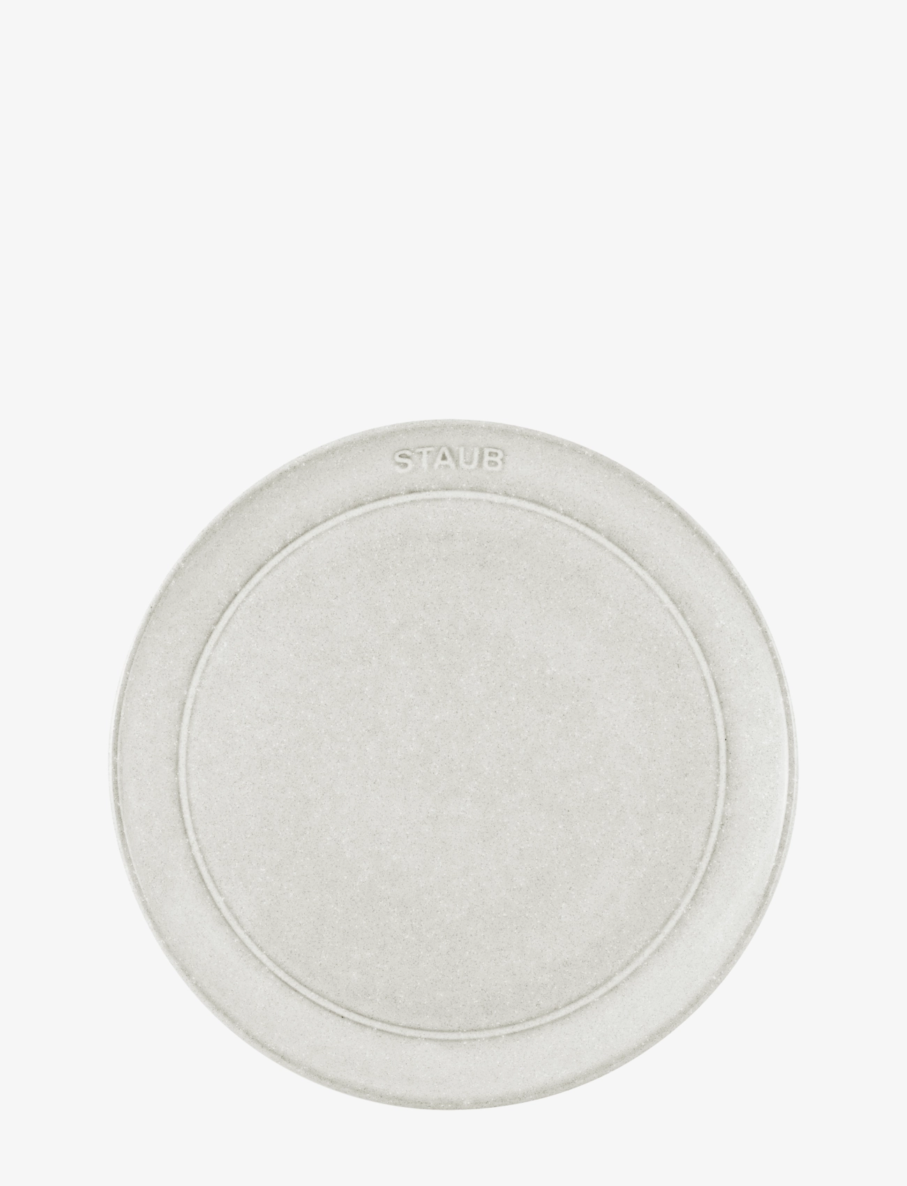 STAUB - Staub, Plate flat 20 cm, white truffle - assiettes à dessert - grey - 2