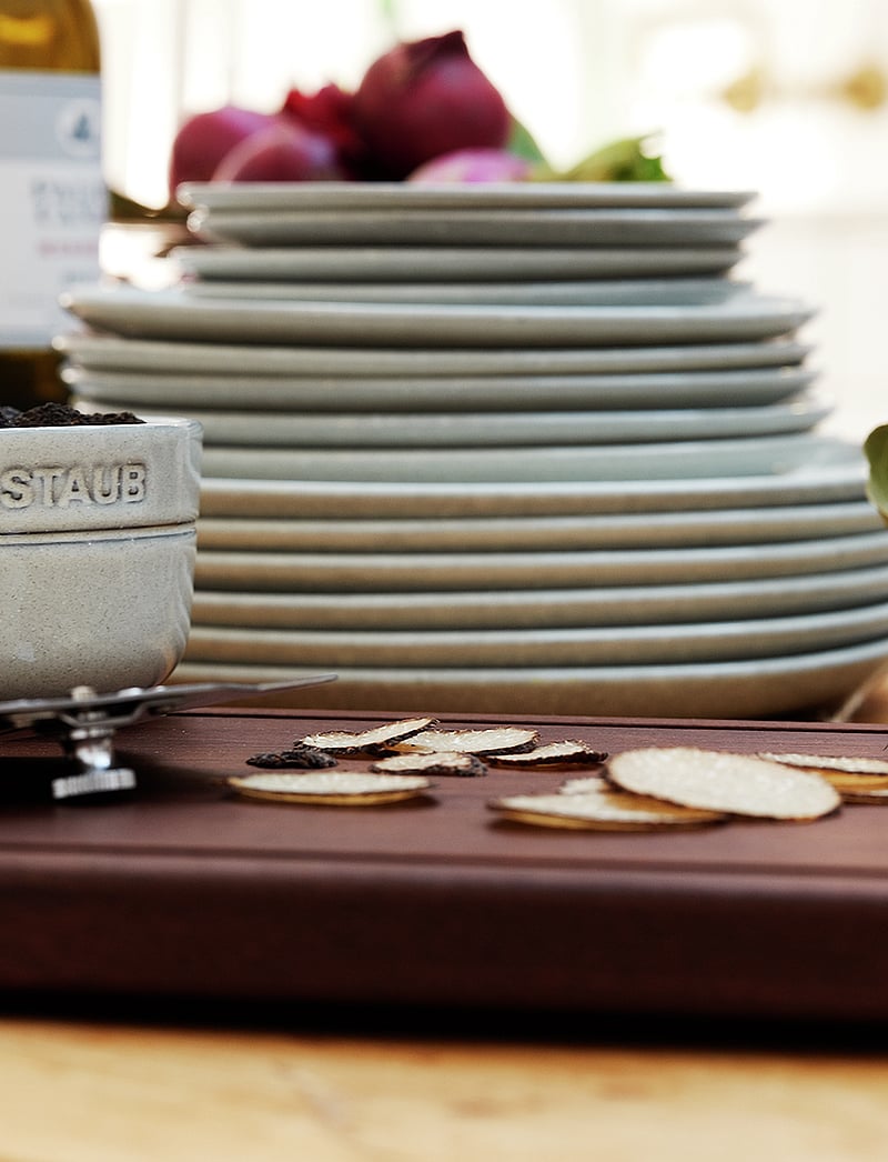 STAUB - Staub, Plate flat 26 cm, white truffle - litlir diskar - grey - 4