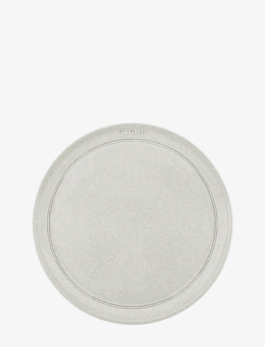 STAUB - Staub, Plate flat 26 cm, white truffle - frühstücksteller - grey - 2