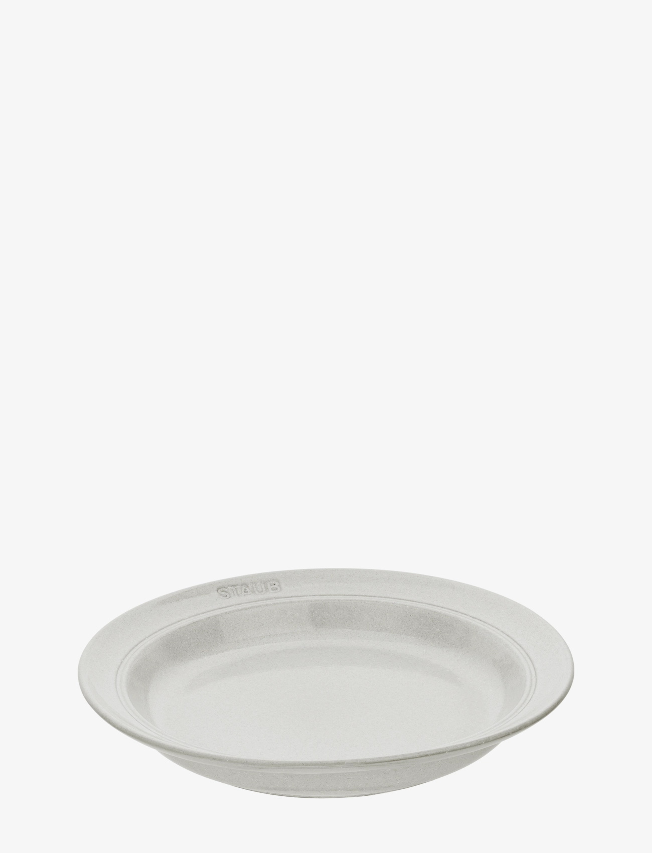 STAUB Tallerken 24 Cm, White Truffle, Deep Plade, Grå, Str: Ø 24 CM x 24