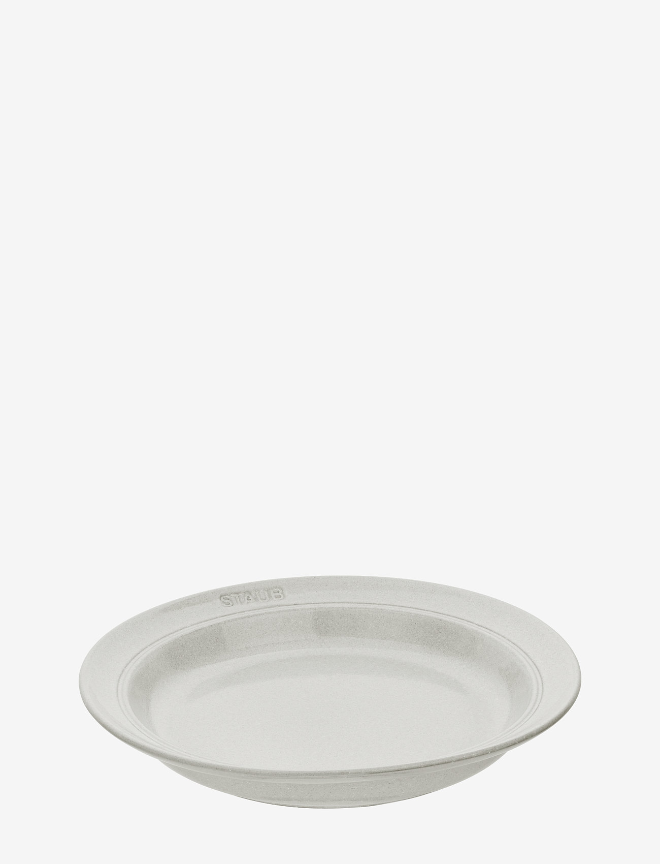STAUB - Staub, Plate 24 cm, white truffle - najniższe ceny - grey - 0