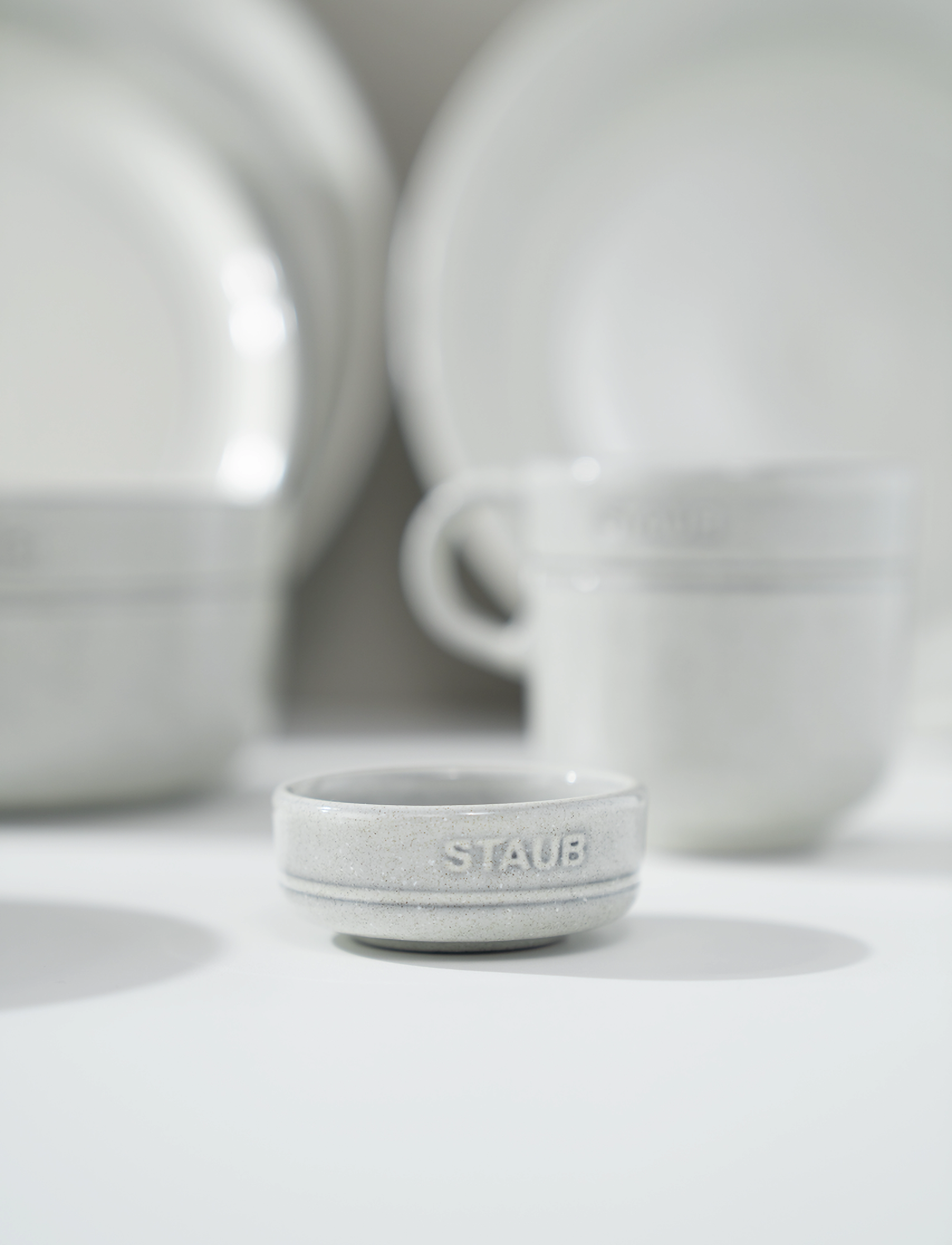 STAUB - Staub, Bowl set 4 -p, white truffle - soola- ja pipraveskid - grey - 2