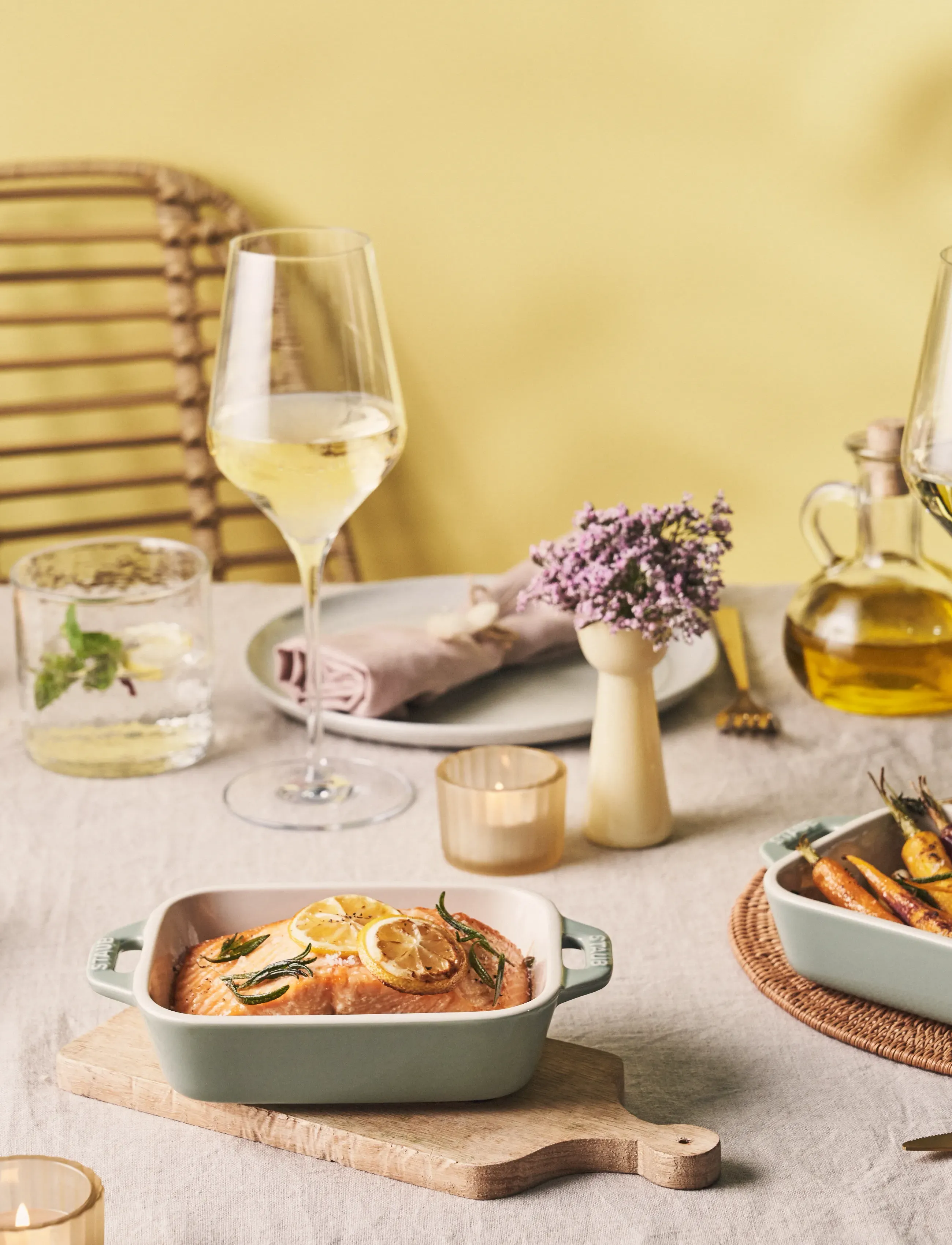 STAUB - Ugnsformset 2-delar, rektangulära, Eukalyptus - green - 4
