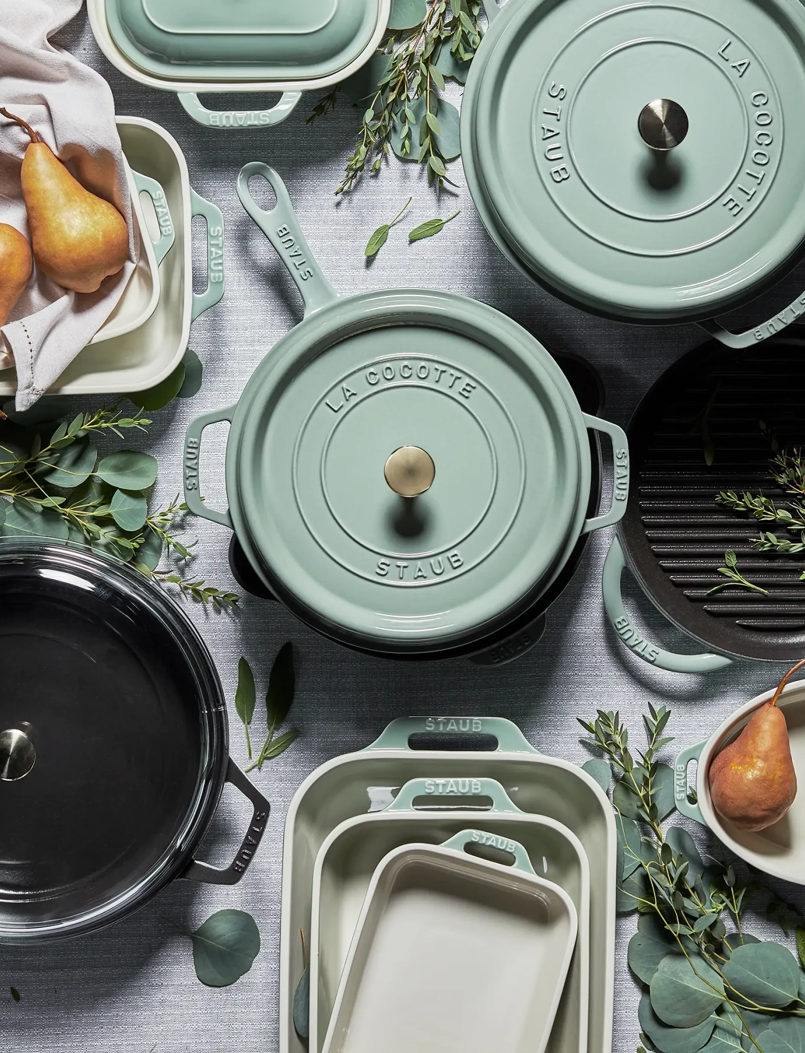 STAUB - Ugnsformset 2-delar, rektangulära, Eukalyptus - green - 5