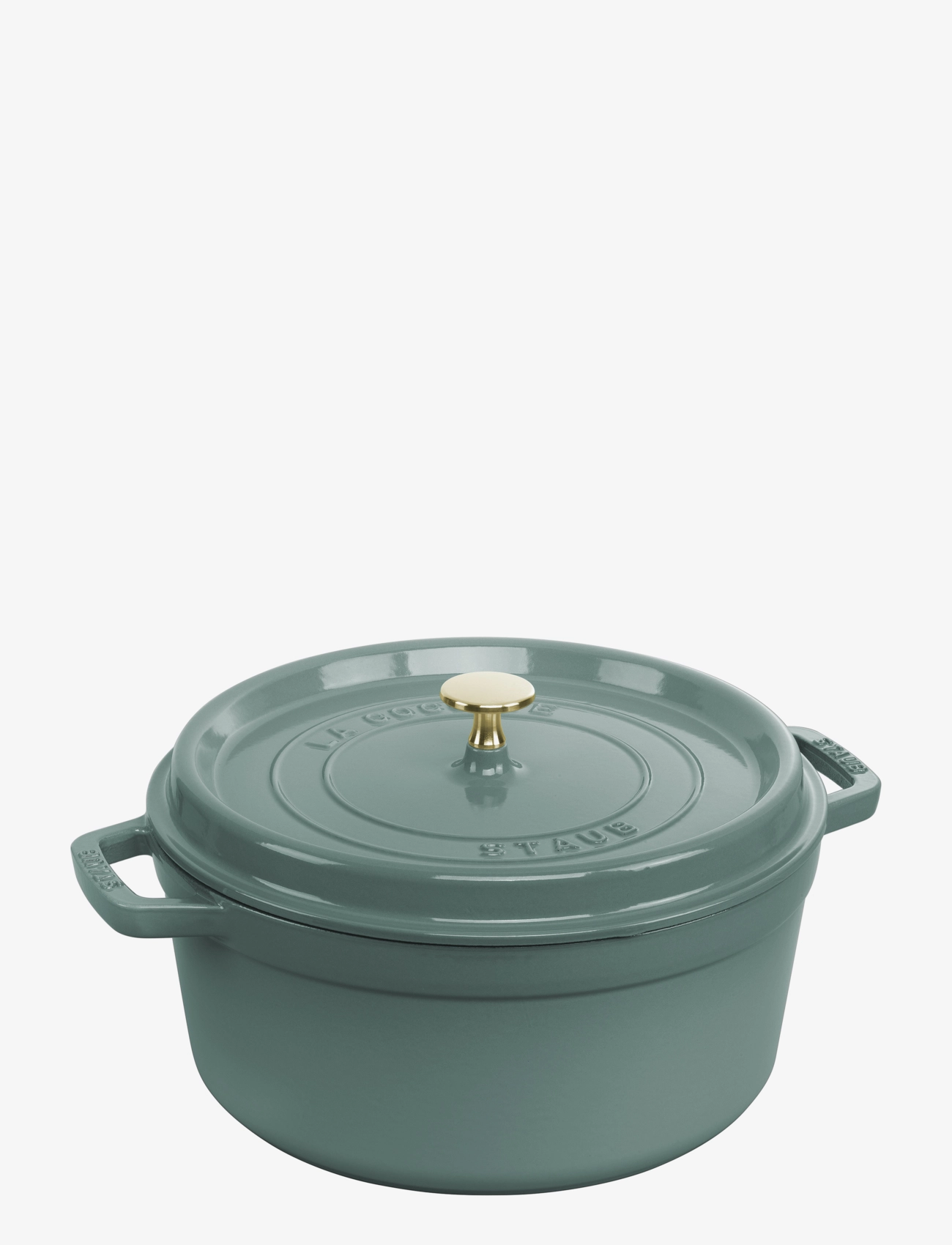 STAUB Gryta 26 Cm, Støbejern, Eukalyptus Grün - 5.2 L - Unisex
