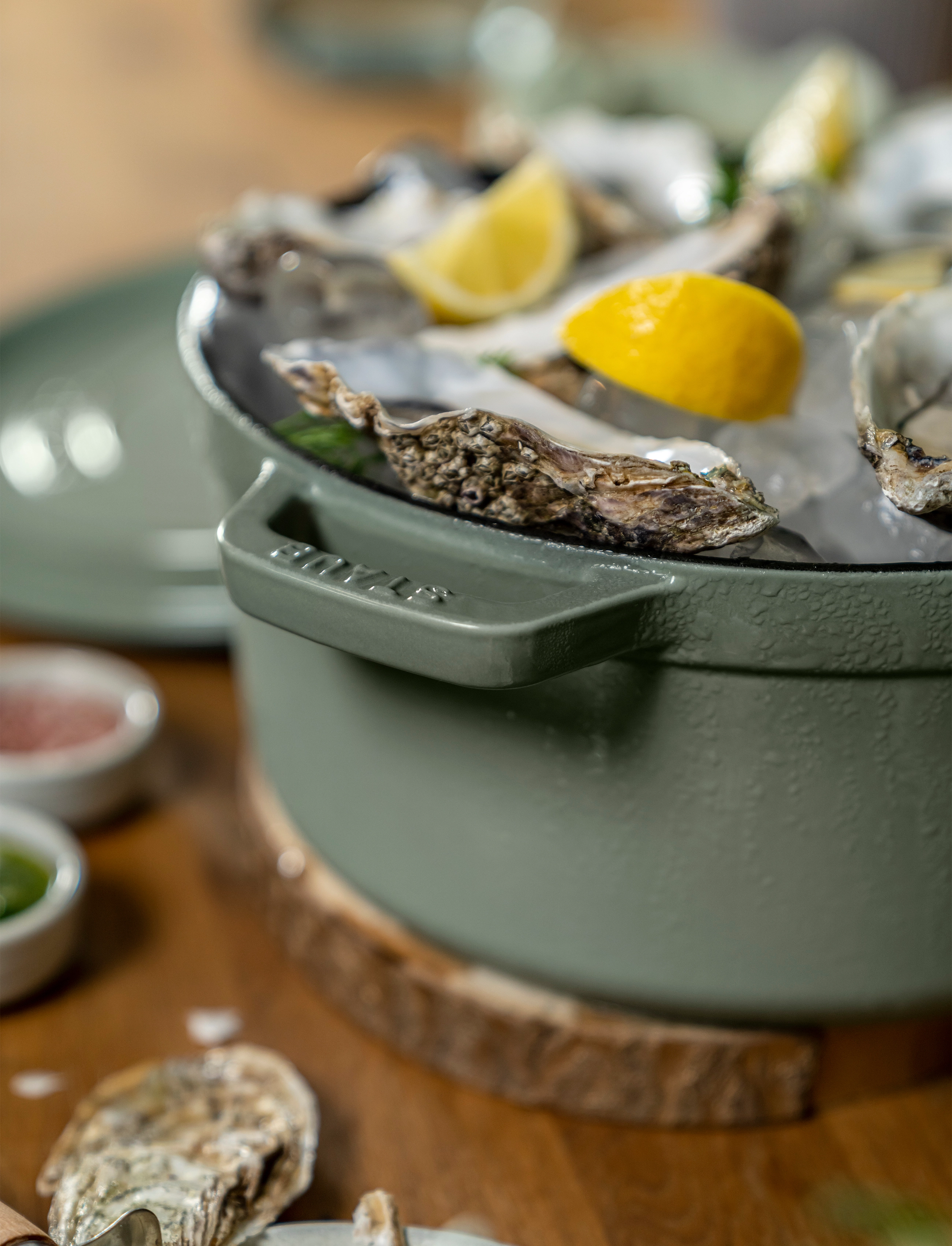 STAUB - Cocotte Cast iron, Eucalyptus - malmist potid - green - 4