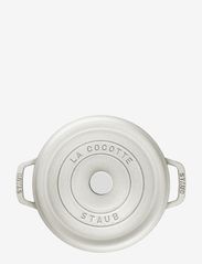 STAUB - La Cocotte - Round cast iron - padat - white truffle - 2