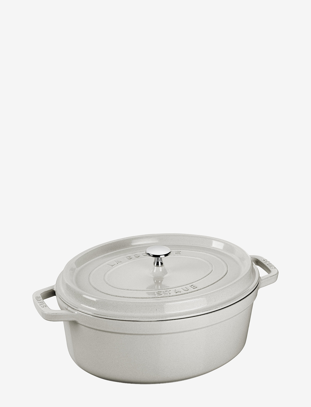 STAUB - La Cocotte - Oval cast iron - casserole dishes - white truffle - 0