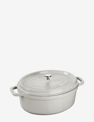 STAUB - La Cocotte - Oval cast iron - casserole dishes - white truffle - 0