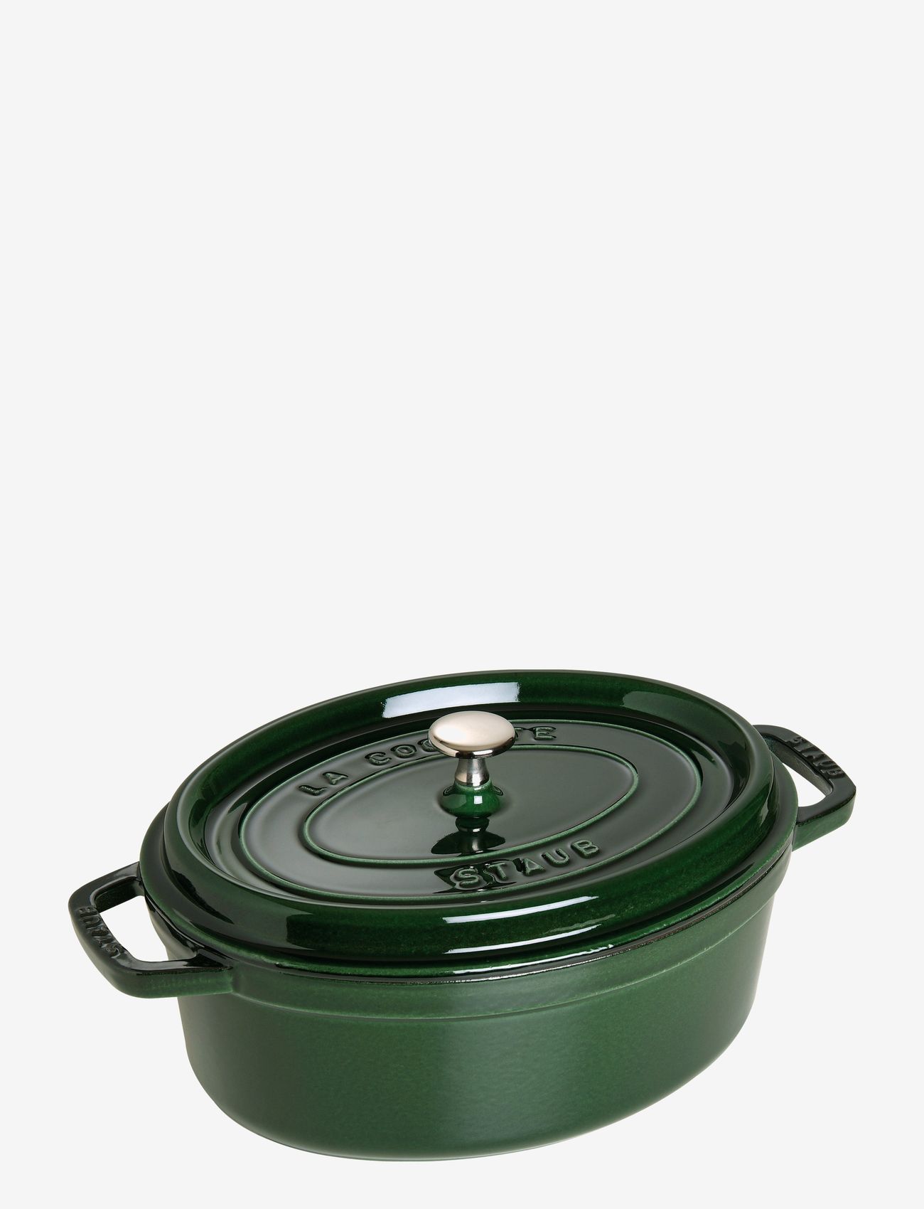 STAUB - La Cocotte - Oval cast iron, 3 layer enamel - troškinių indai - green - 0