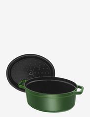STAUB - La Cocotte - Oval cast iron, 3 layer enamel - troškinių indai - green - 1