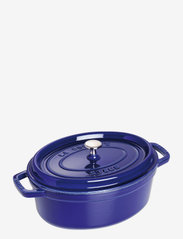 La Cocotte - Oval cast iron, 3 layer enamel - BLUE