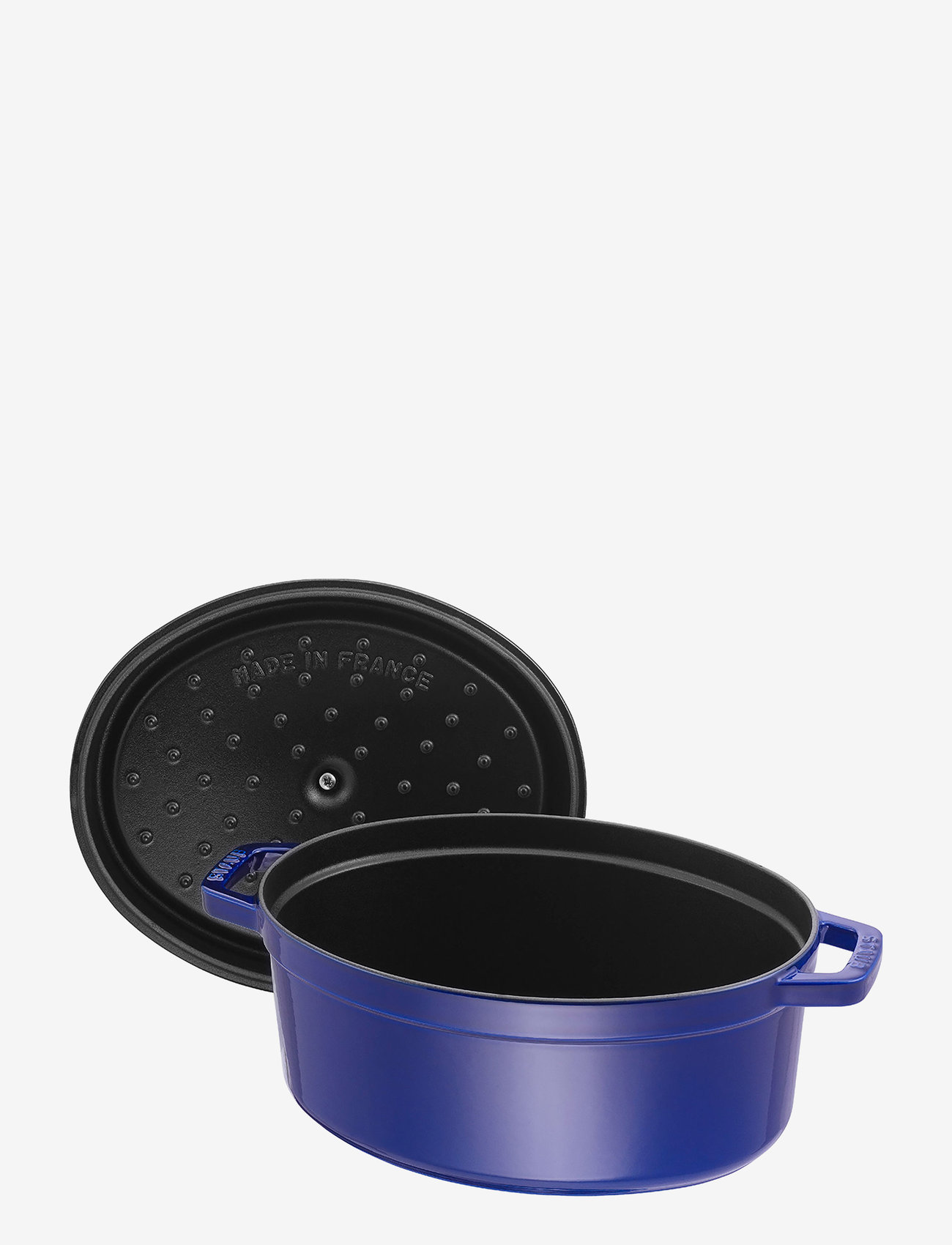 STAUB - La Cocotte - Oval cast iron, 3 layer enamel - casserole dishes - blue - 1