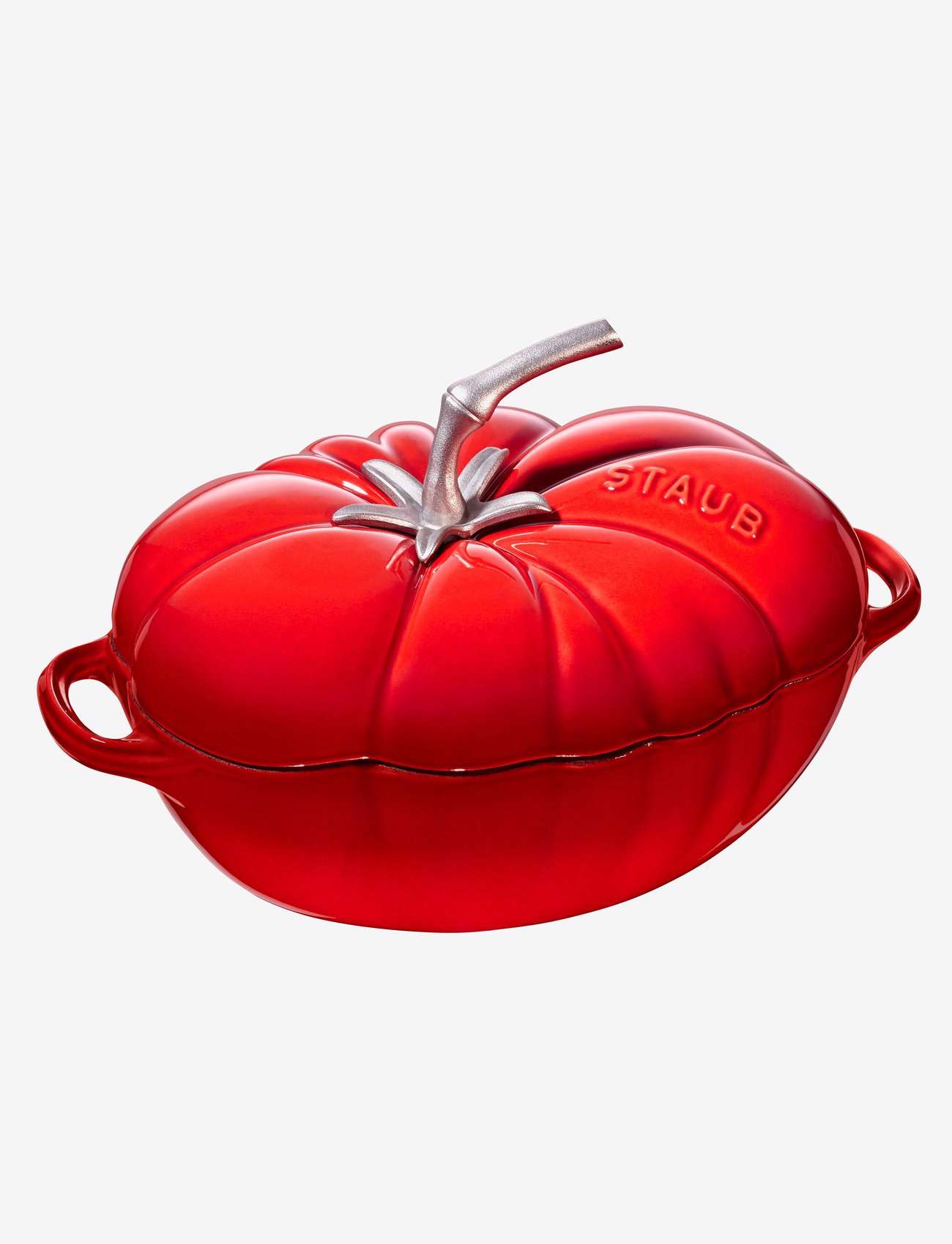 STAUB - La Cocotte - Cast Iron Tomato Cocotte - gryder - red - 0