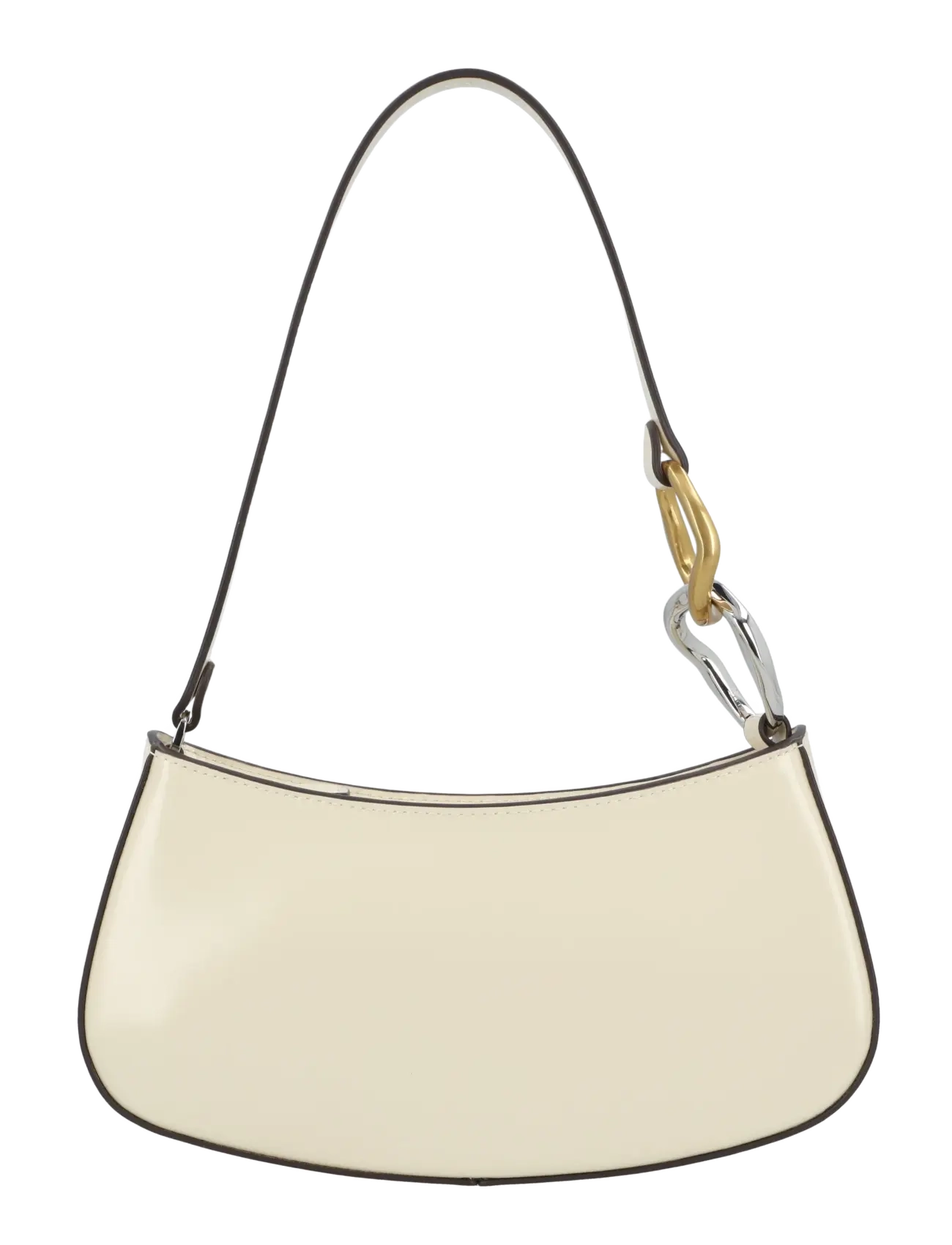 Staud - Ollie Shoulder Bag - axelremsväskor - beige - 1