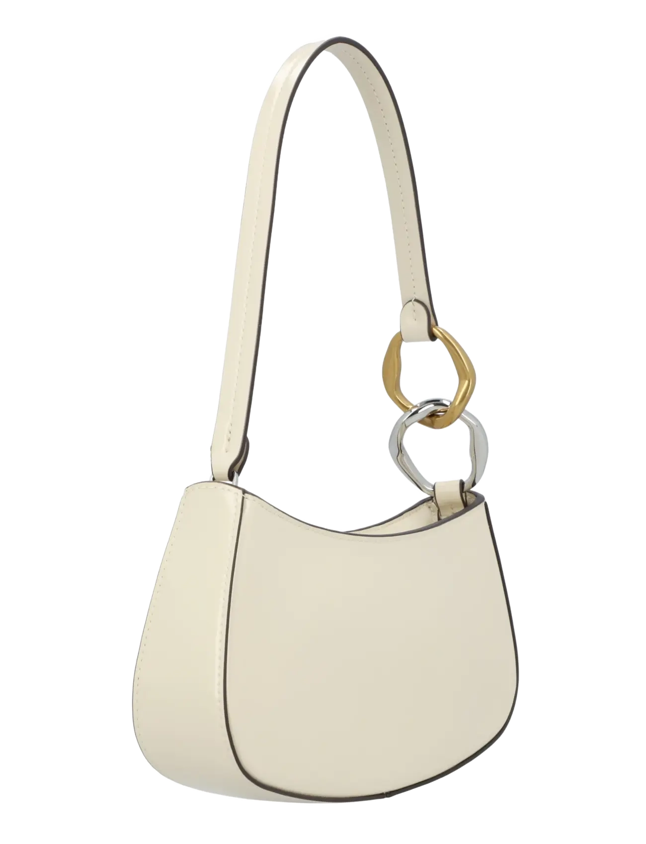 Staud - Ollie Shoulder Bag - axelremsväskor - beige - 2