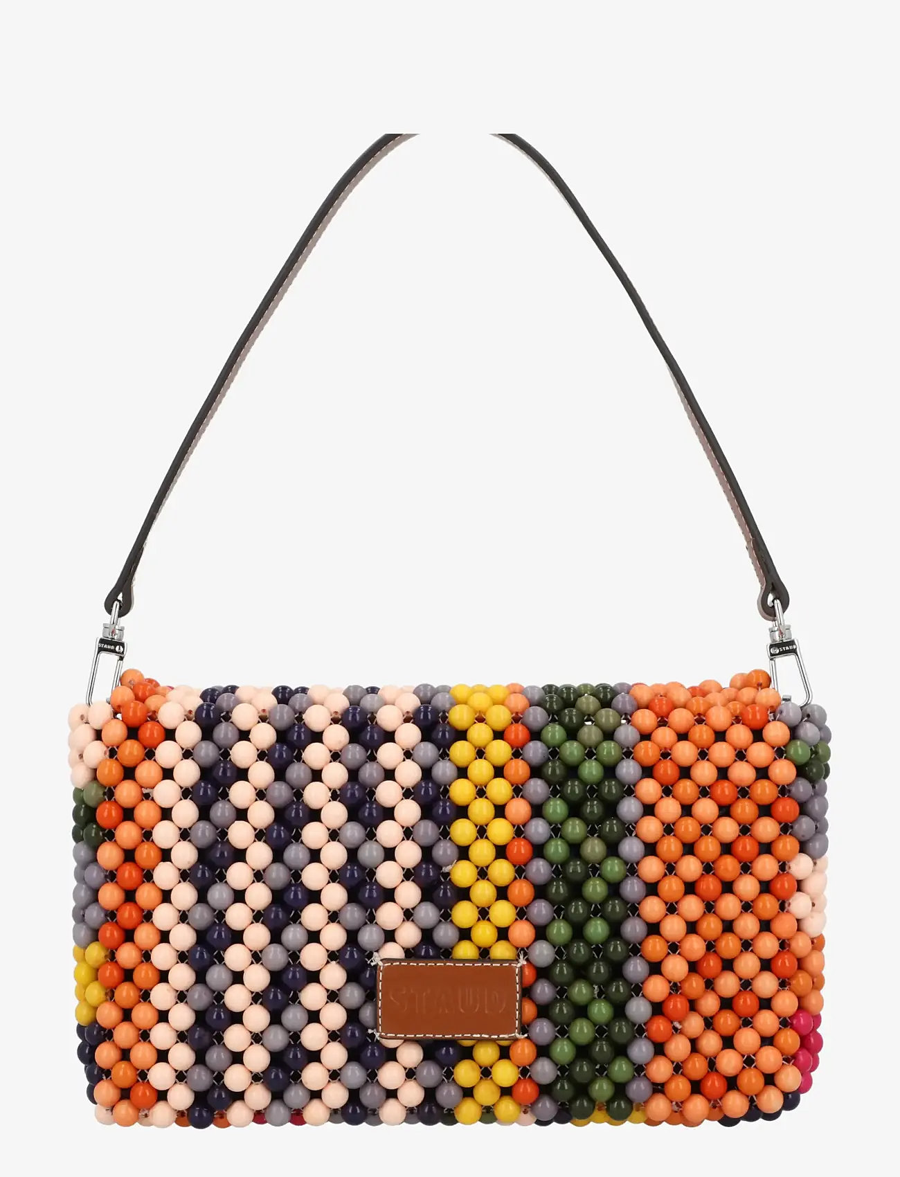 Staud - Timmy Beaded Shoulder Bag - fashion trends - multicolored - 1