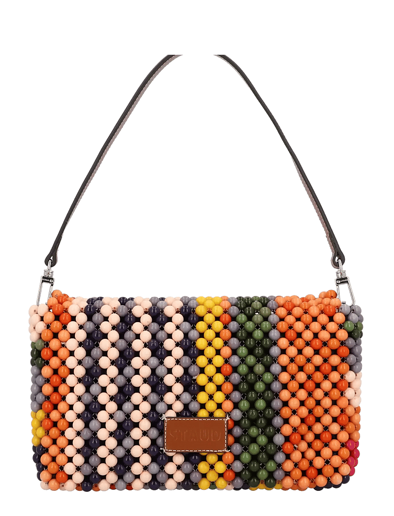 Staud - Timmy Beaded Shoulder Bag - fashion trends - multicolored - 1