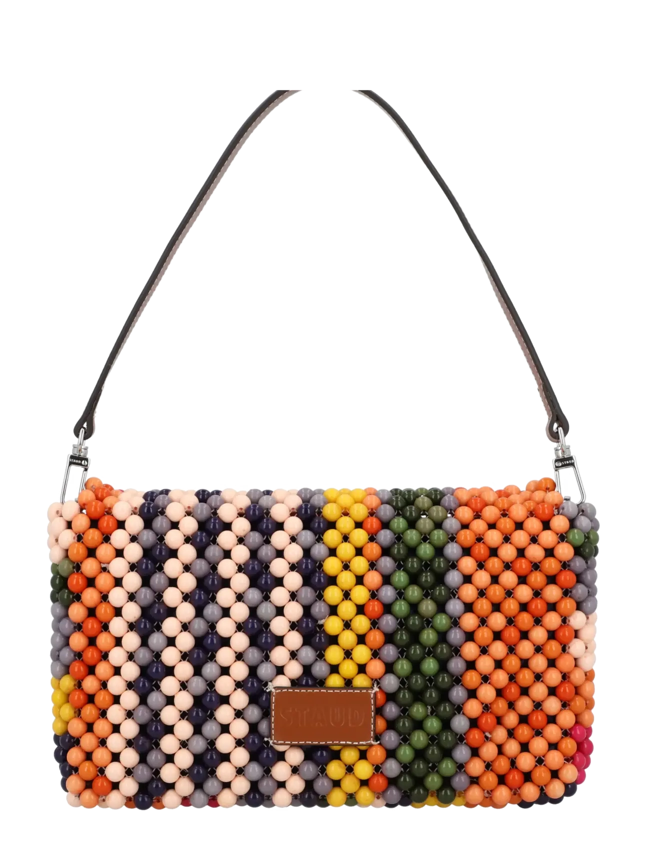Staud - Timmy Beaded Shoulder Bag - modetrender - multicolored - 1