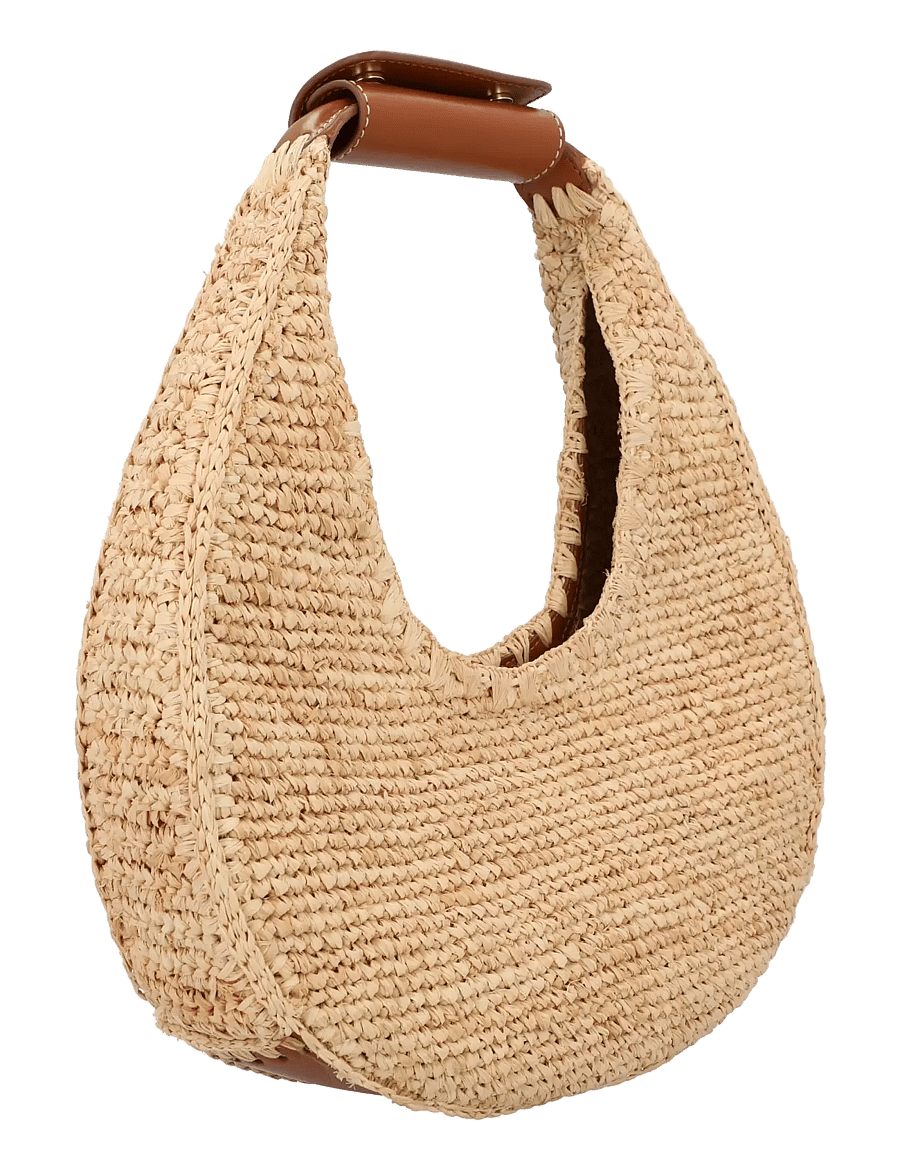 Staud - Moon Raffia Tote Bag - mode trends - beige - 2