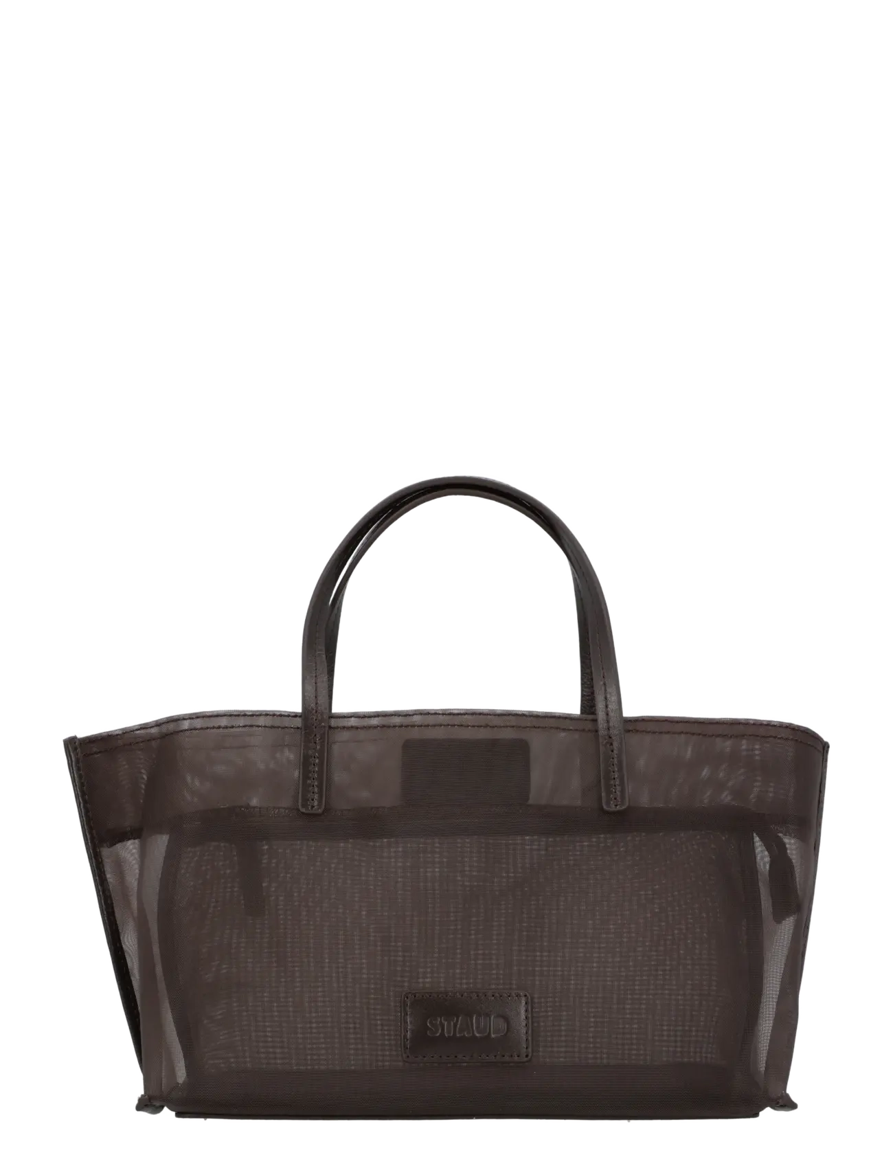 Staud Christos Mini Mesh Tote, Kvinder, Mini Mesh Tote Taske, Grå, Str: ONE SIZE
