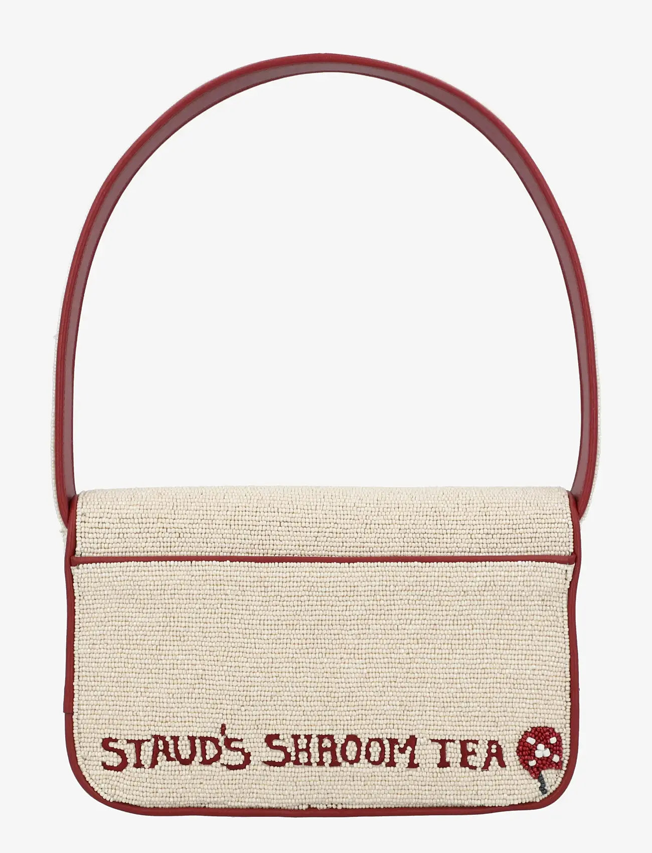 Staud - Tommy Beaded Shoulder Bag - modetrends - multicolored / white - 1