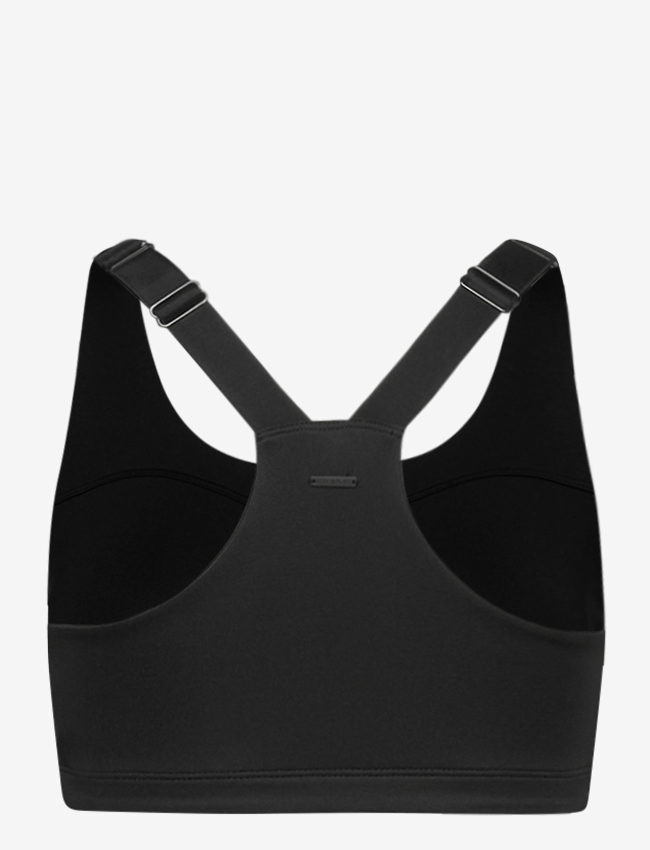 Stay In Place - Front Zip Sports Bra - sports bh-er - black - 1