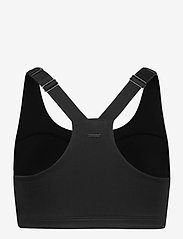 Stay In Place - Front Zip Sports Bra - sports bh-er - black - 1