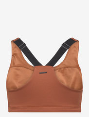 Stay In Place - Front Zip Sports Bra - sports bh-er - rusty clay - 1