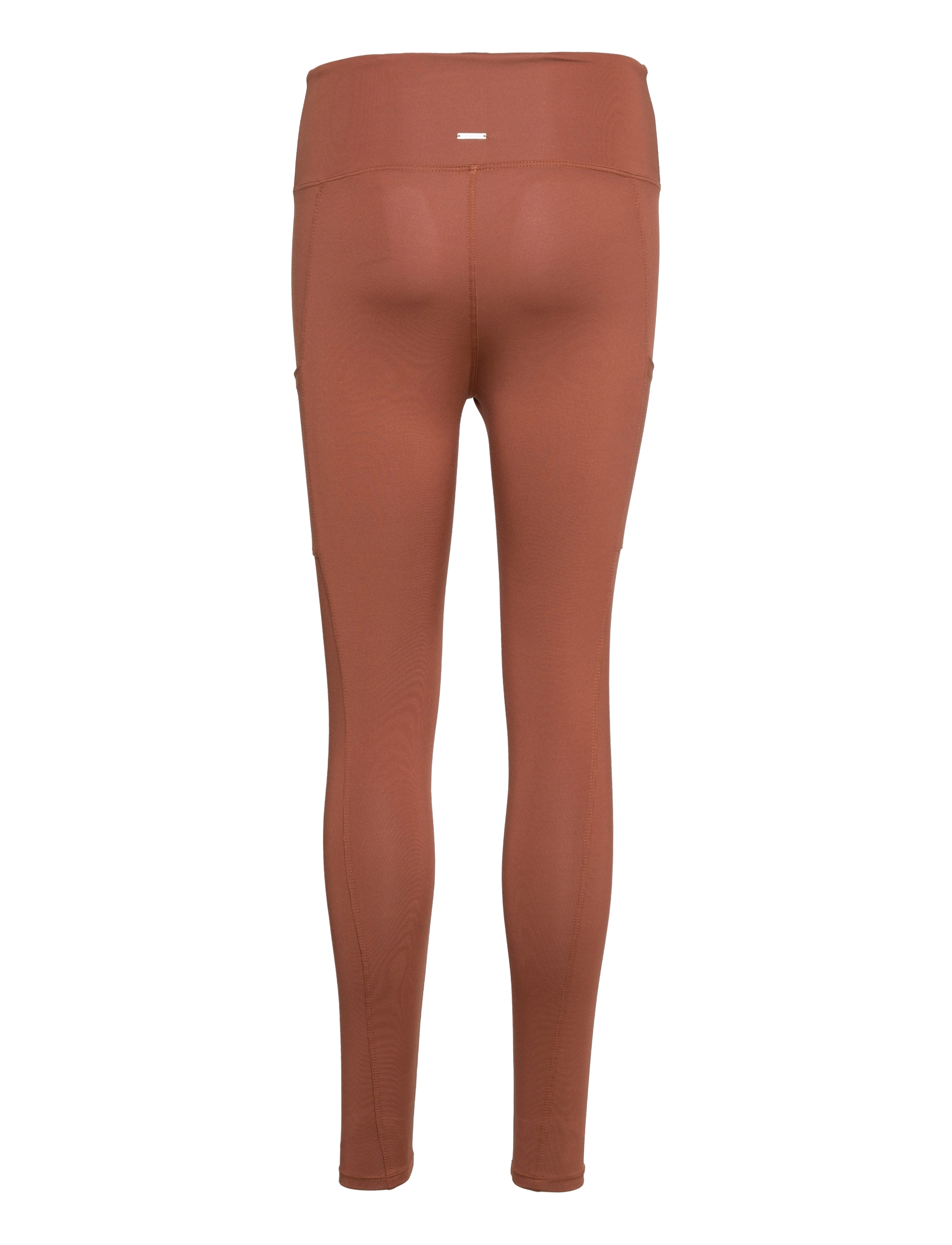 Stay In Place - Side Pocket Tights - fuld længde - rusty clay - 1
