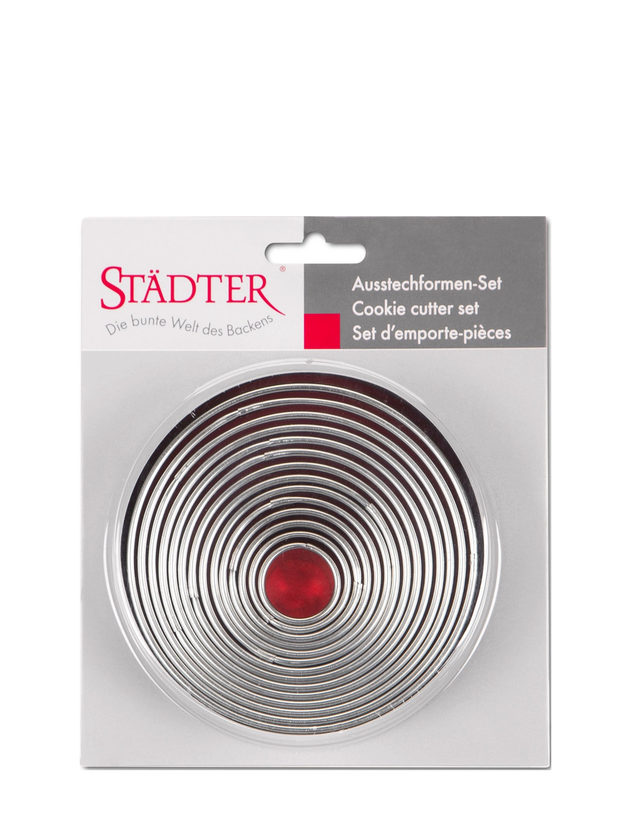 Städter - Cookie cutters  ø 2.5–11cm - cepšana - steel - 2
