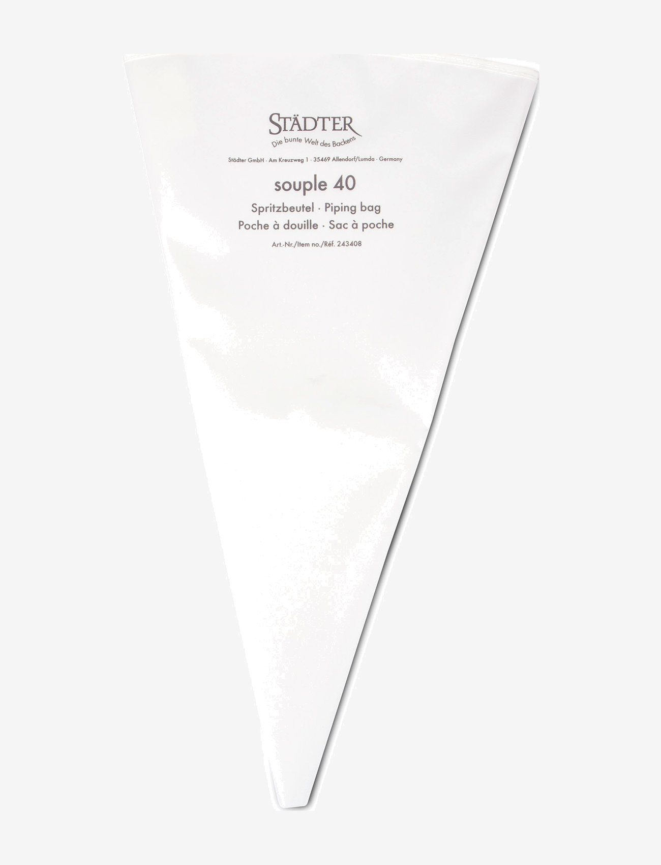 Städter - Spritspåse professionell 40cm - Övriga bakredskap - white - 0