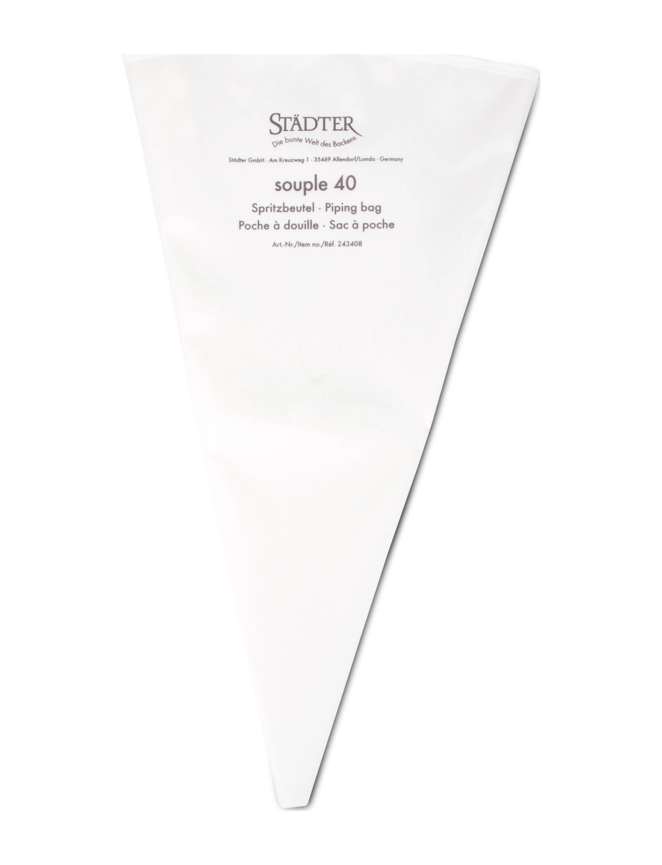 Städter Spritspåse professionell 40cm - Kök - WHITE / white