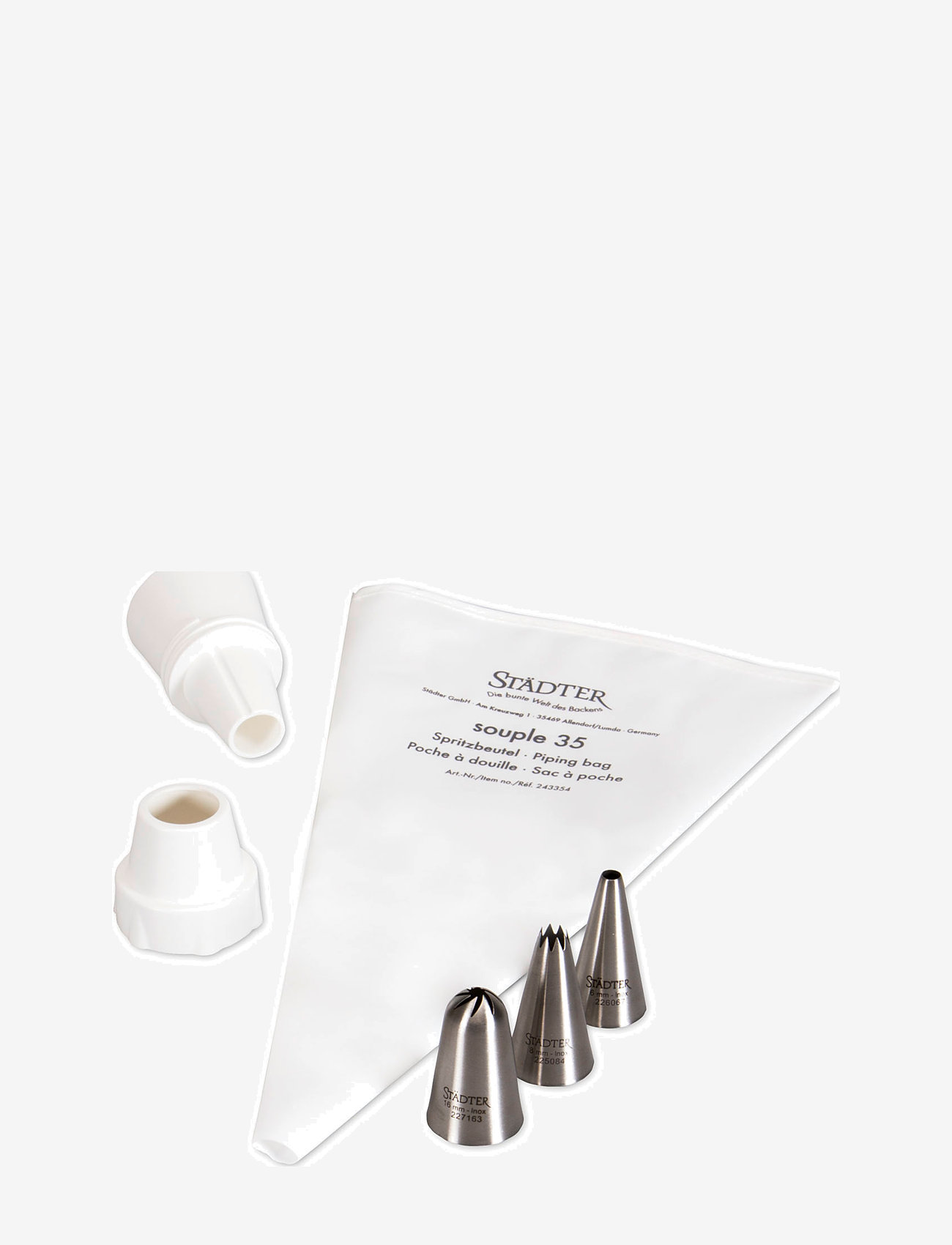 Städter - Sprøjtesæt - Øvrige bageredskaber - white - 1