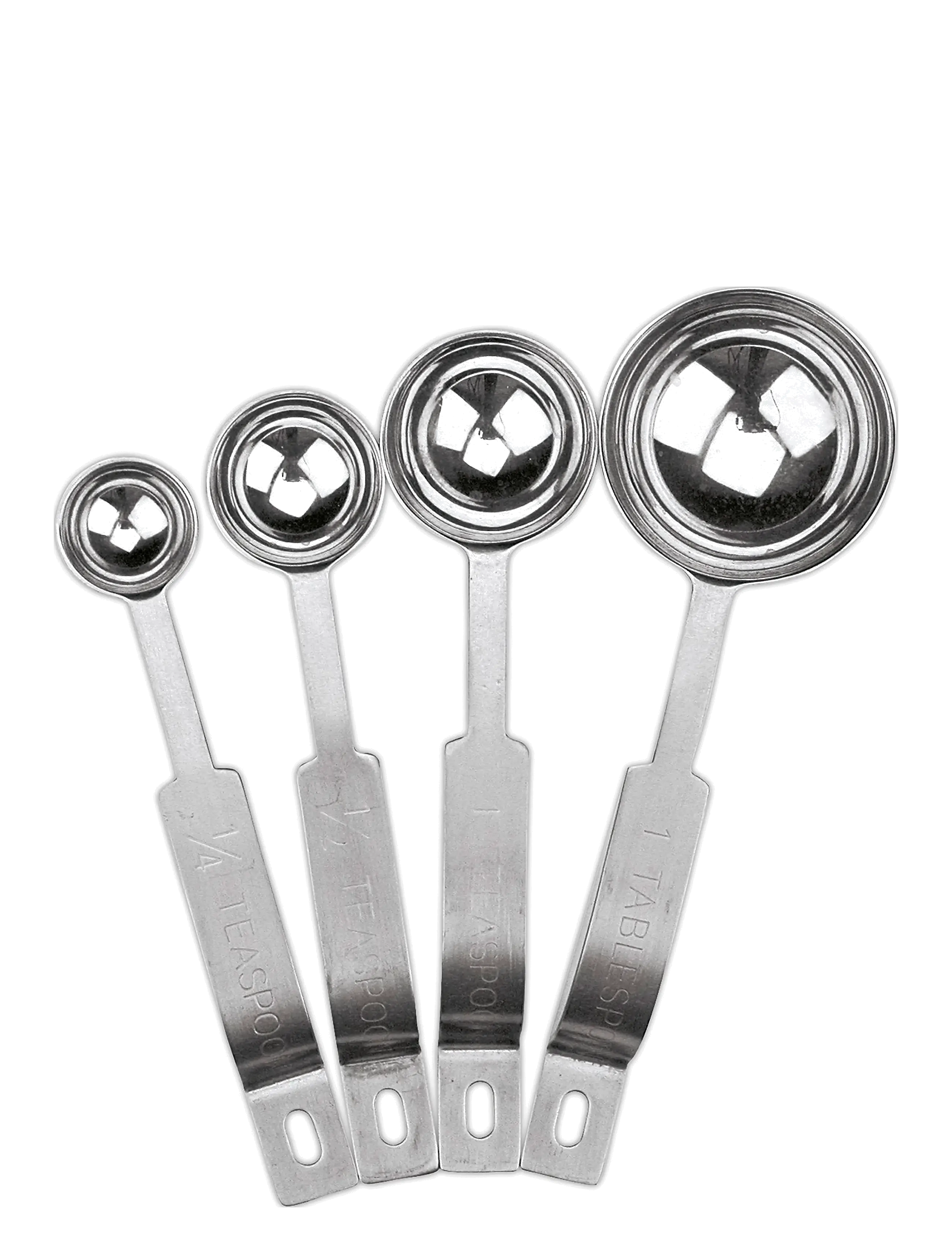 Städter - Målesett 4 deler - måleskjeer - steel - 2