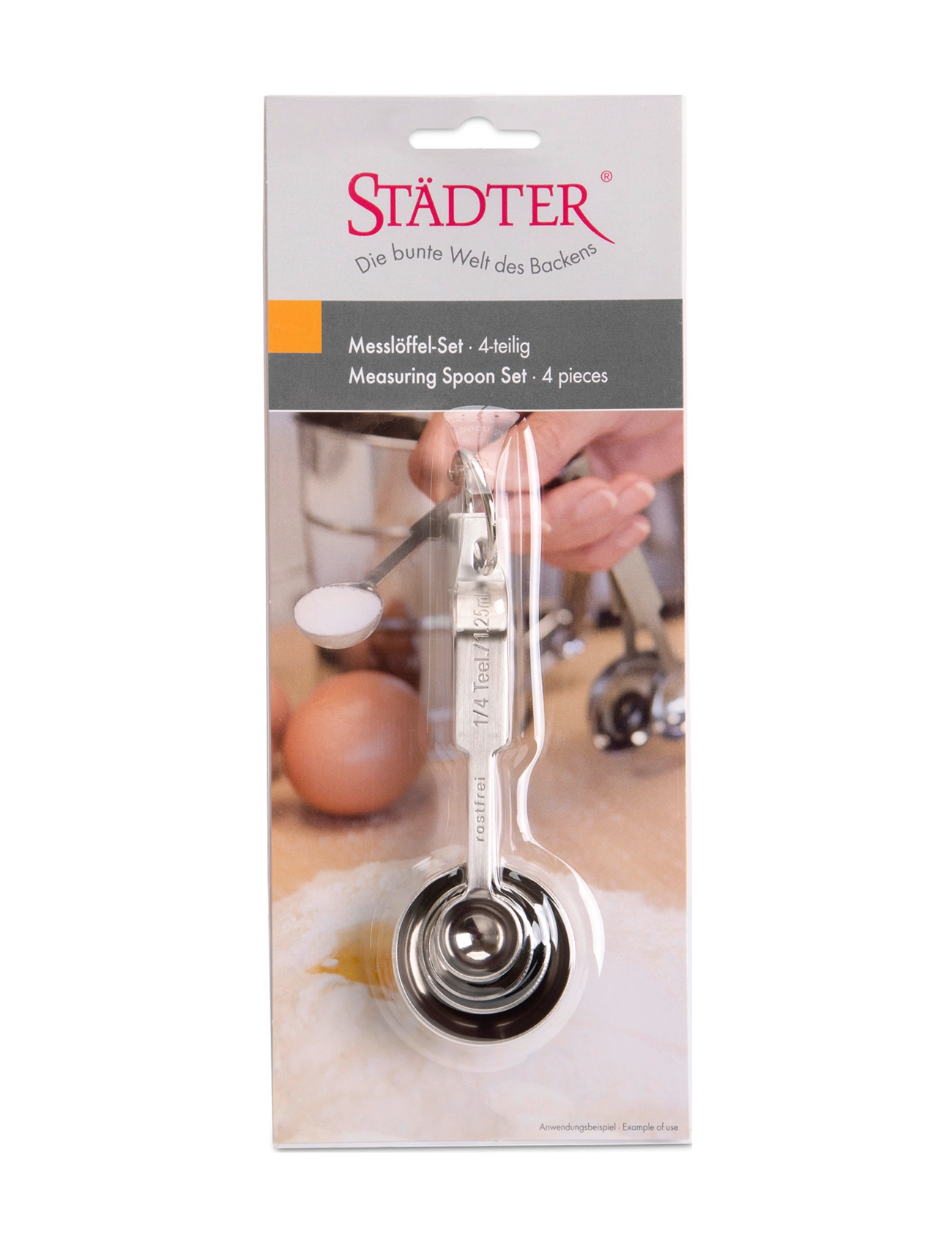 Städter - Målesett 4 deler - måleskjeer - steel - 3