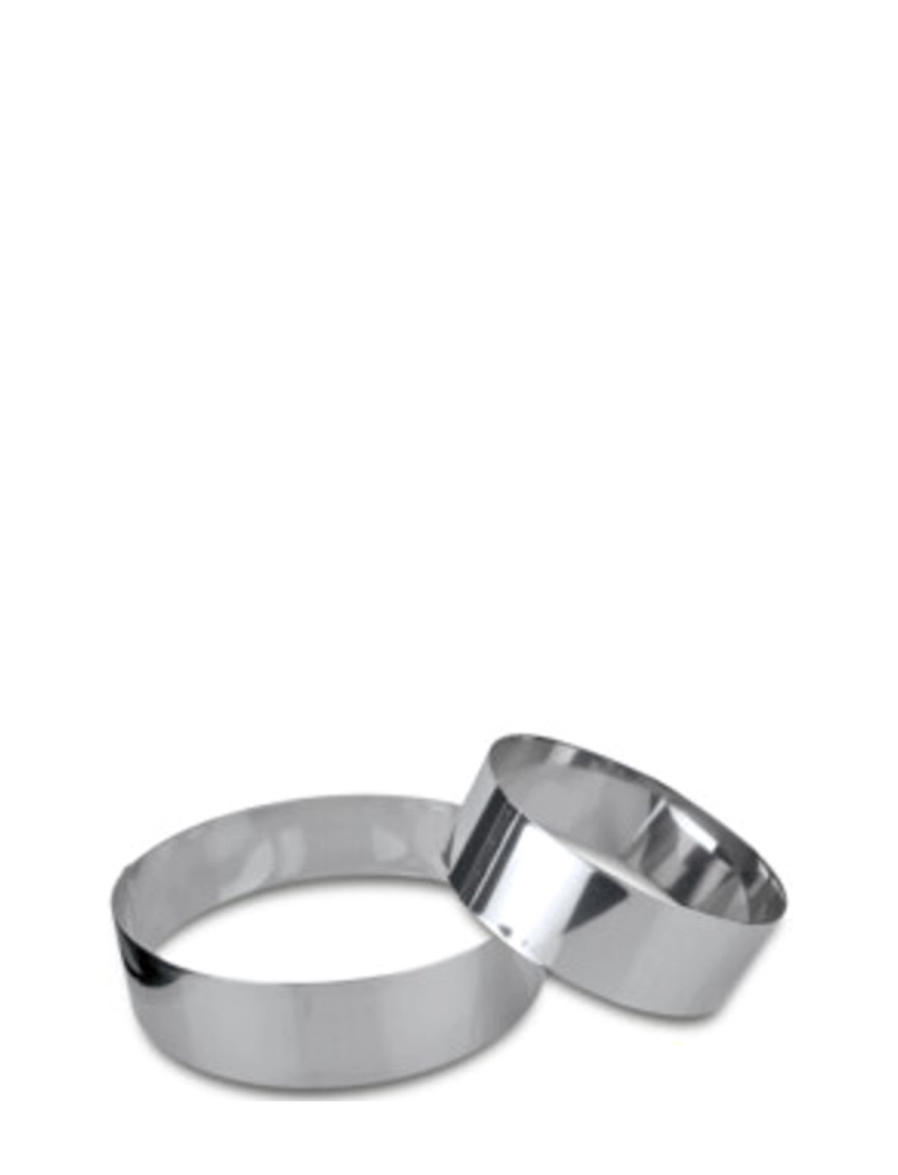 Städter Cake ring round ø20cm / H6cm not adjustable - Keks- & Kuchenformen - STEEL / silver