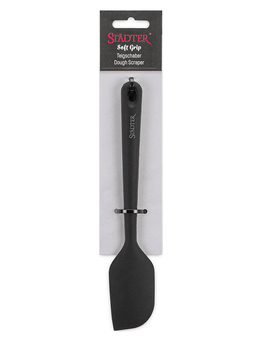 Städter - Dough scraper 22x4cm - silikoonist spaatlid ja taignakraabitsad - black - 1
