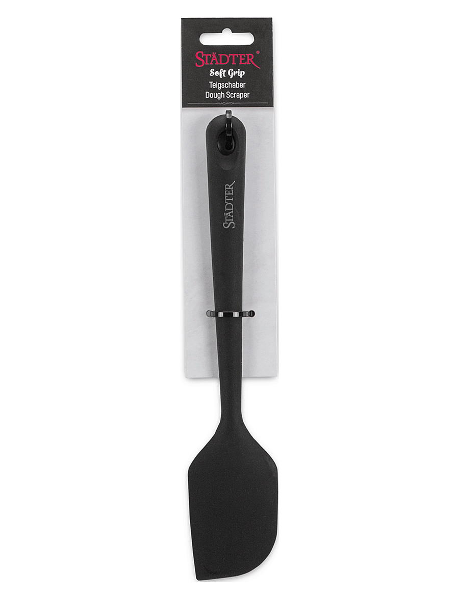 Städter - Dough scraper 27.5x5.4cm - spaatel ja tainakaabits - black - 1