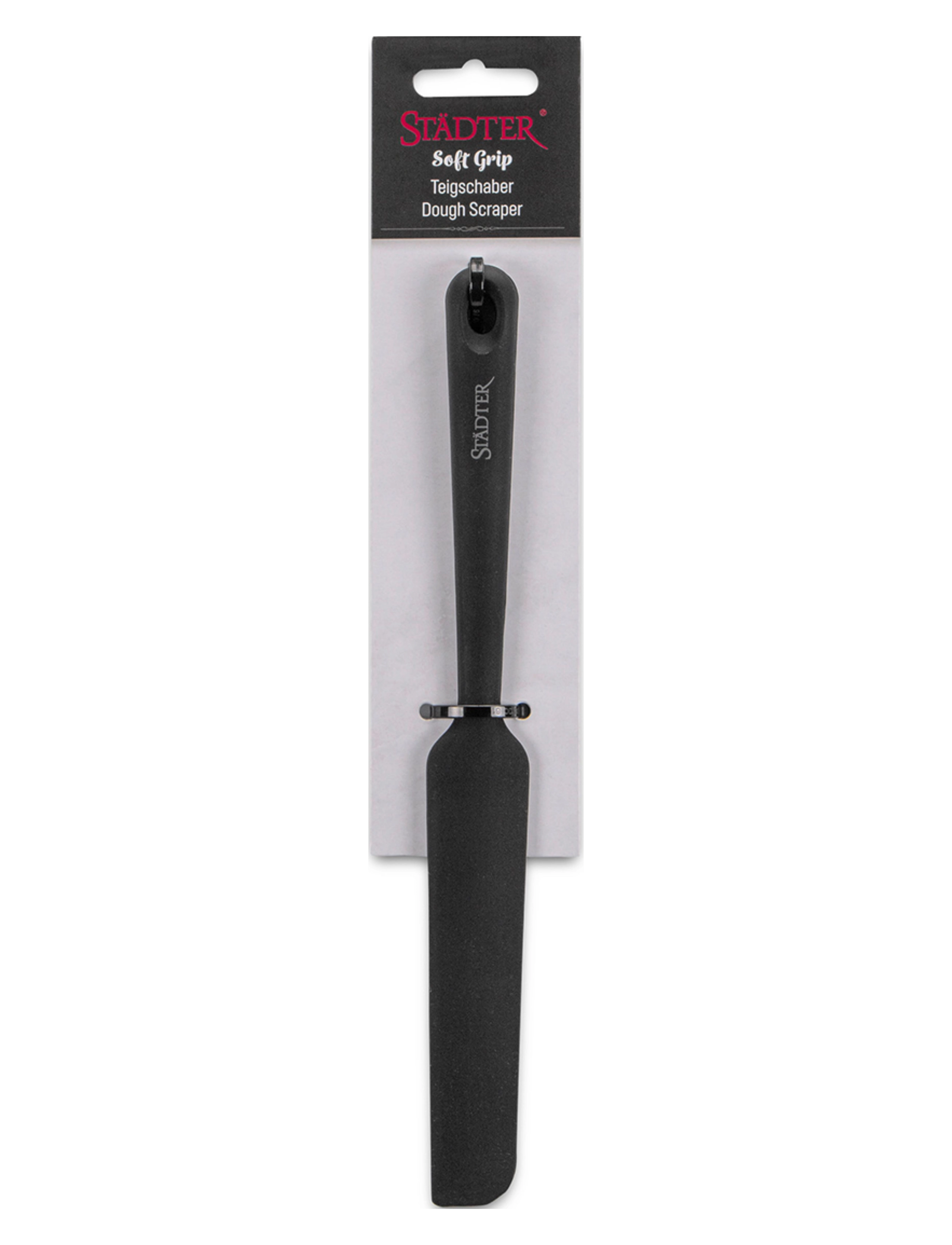 Städter - Dough scraper 24.5x2.7cm - silicone spatulas & dough scrapers - black - 1