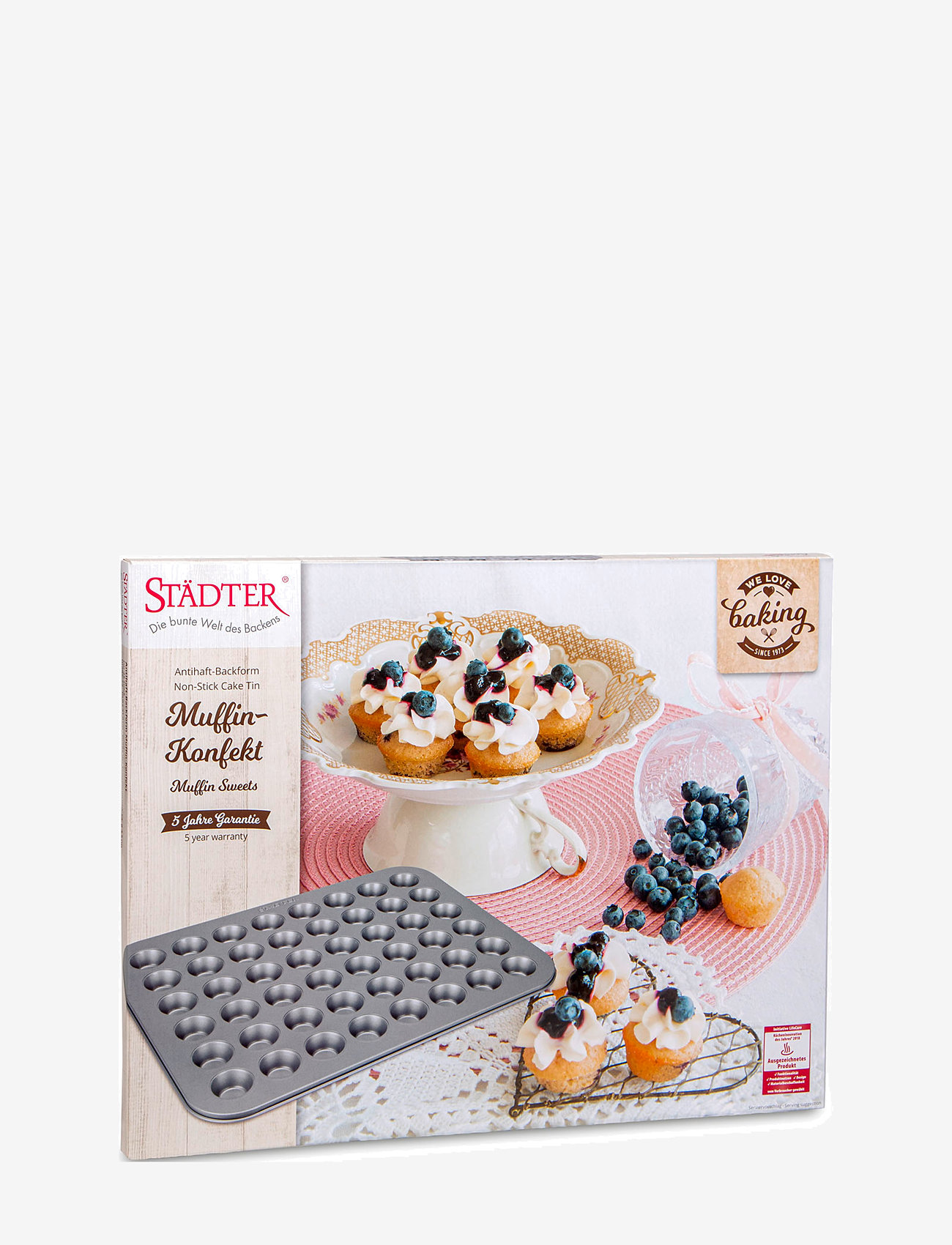 Städter - Muffinsform 40x31cm - cupcake- & muffinsformar - steel - 3