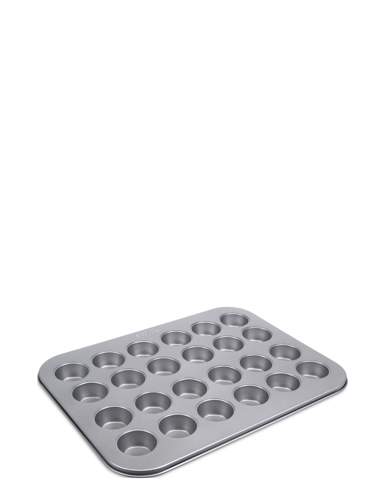 Städter Muffinplade 35 X 27 Cm Sølv Mini, Cupcake & Muffin Tins, Sølv, Str: FOR 24PCS