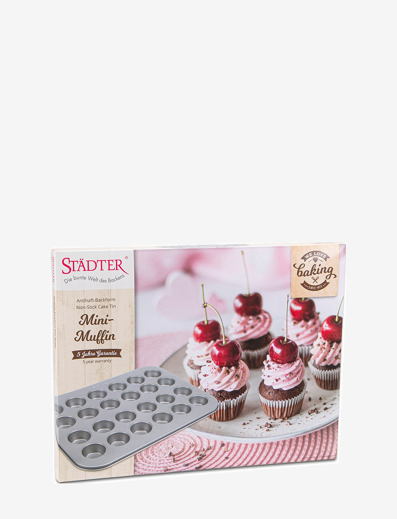 Städter - Muffinsform 35x27cm - cupcake- & muffinsformar - steel - 2
