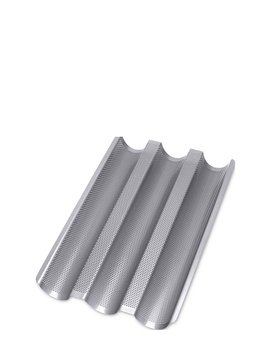 Städter - Baguette 37x24cm / H2.5cm - brotbackformen - steel - 1