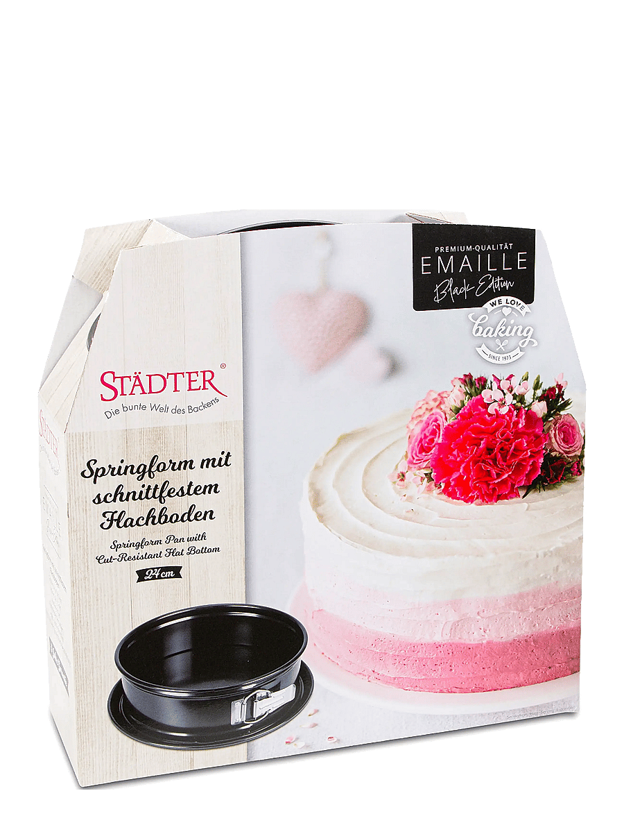 Städter - Springform pan EMAILLE ø24cm / H7cm - küpsise- ja koogivormid - black - 3