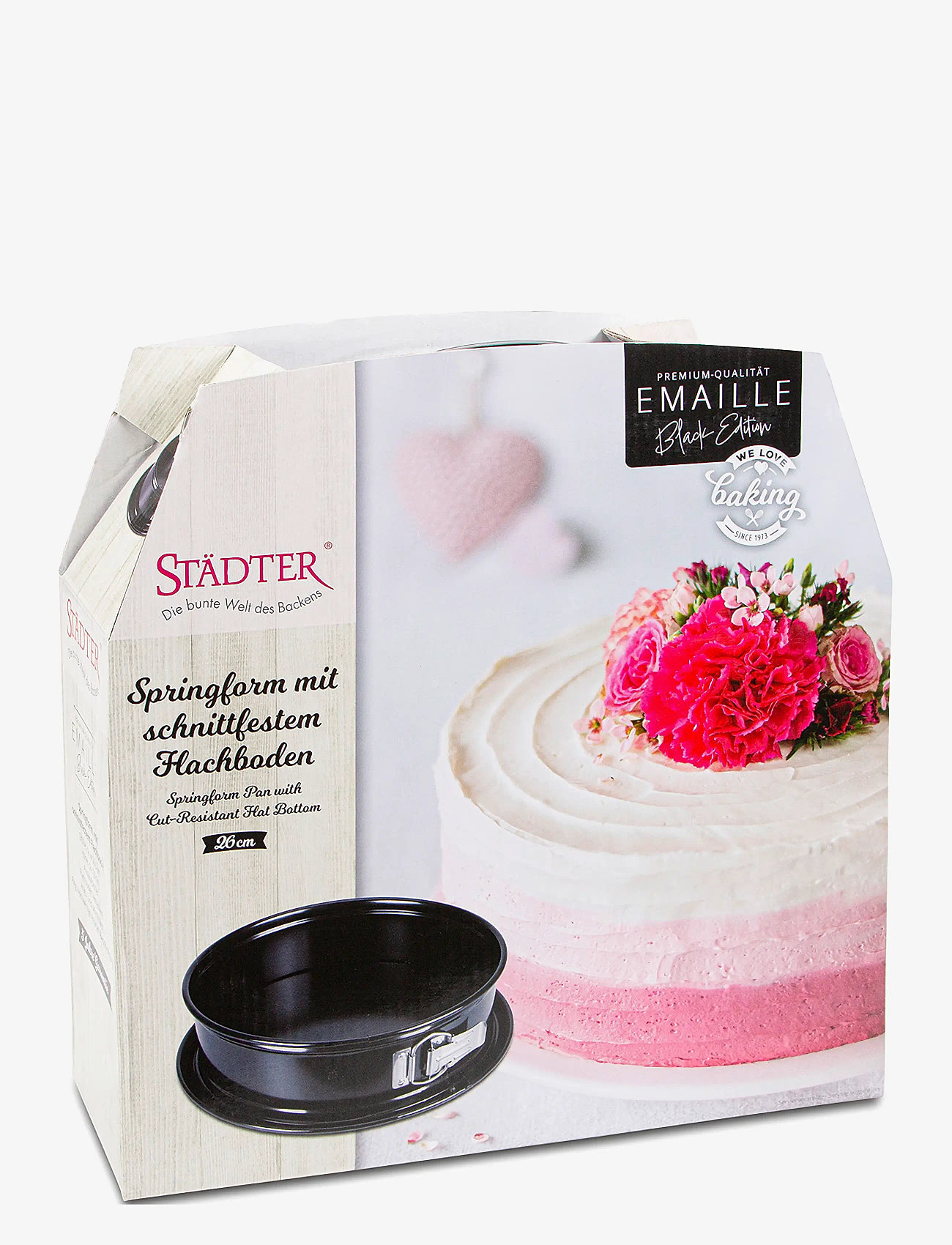 Städter - Springform EMAILLE ø 26 cm / H 7 cm sort - kageforme - black - 2